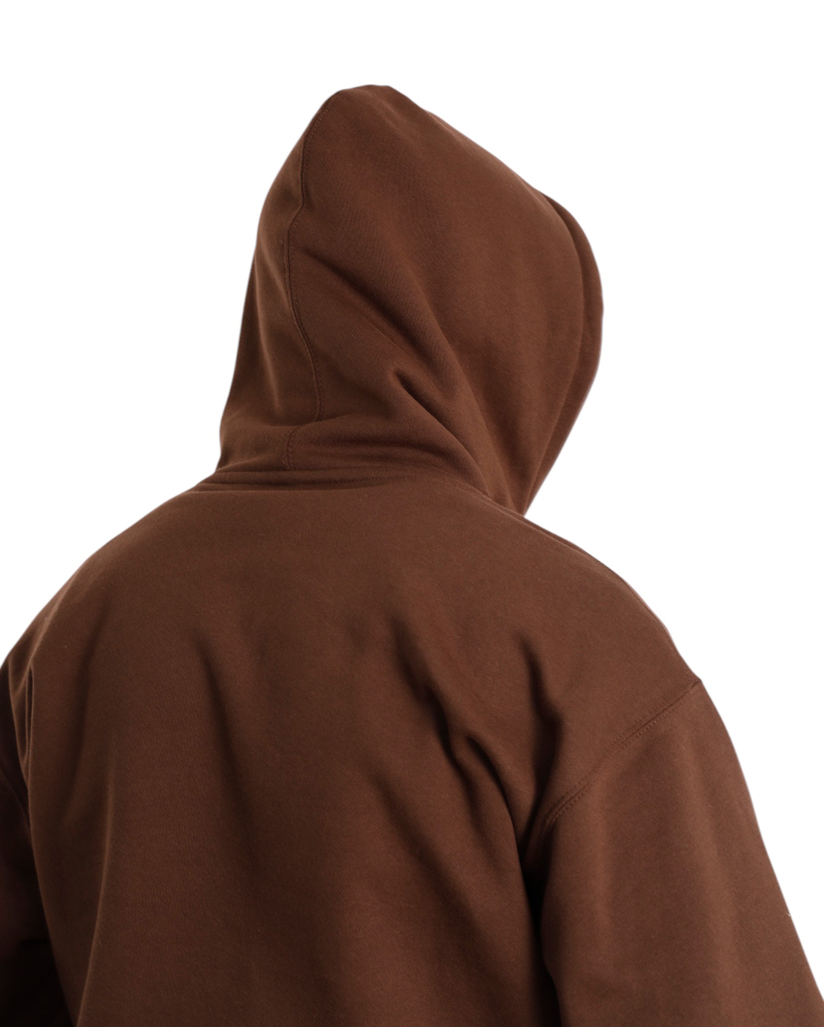 Vintage Logo Hooded Sweatshirt Dark Brown - Starcowparis - 4