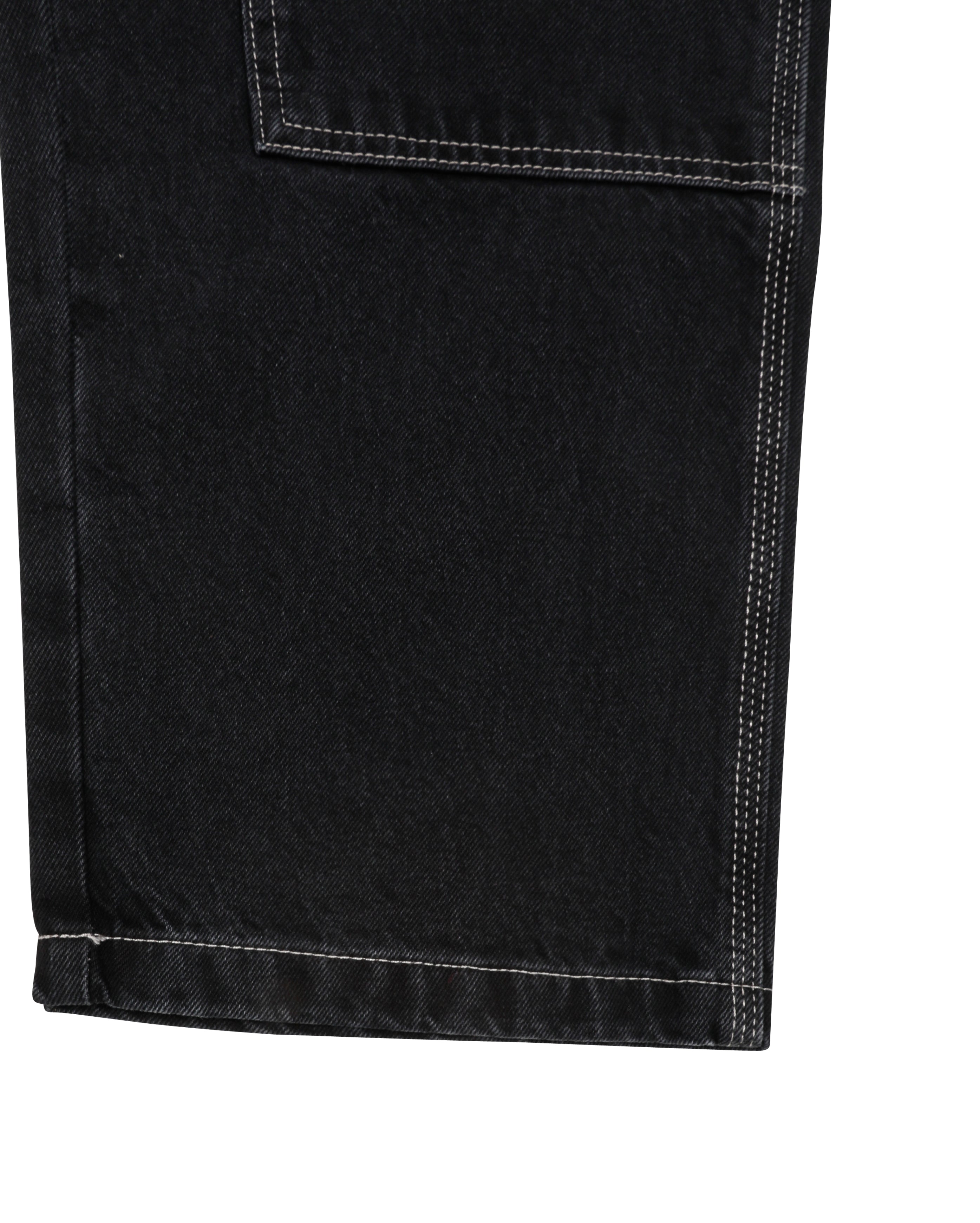 Utility Front Denim Pant Black Wash - Starcowparis