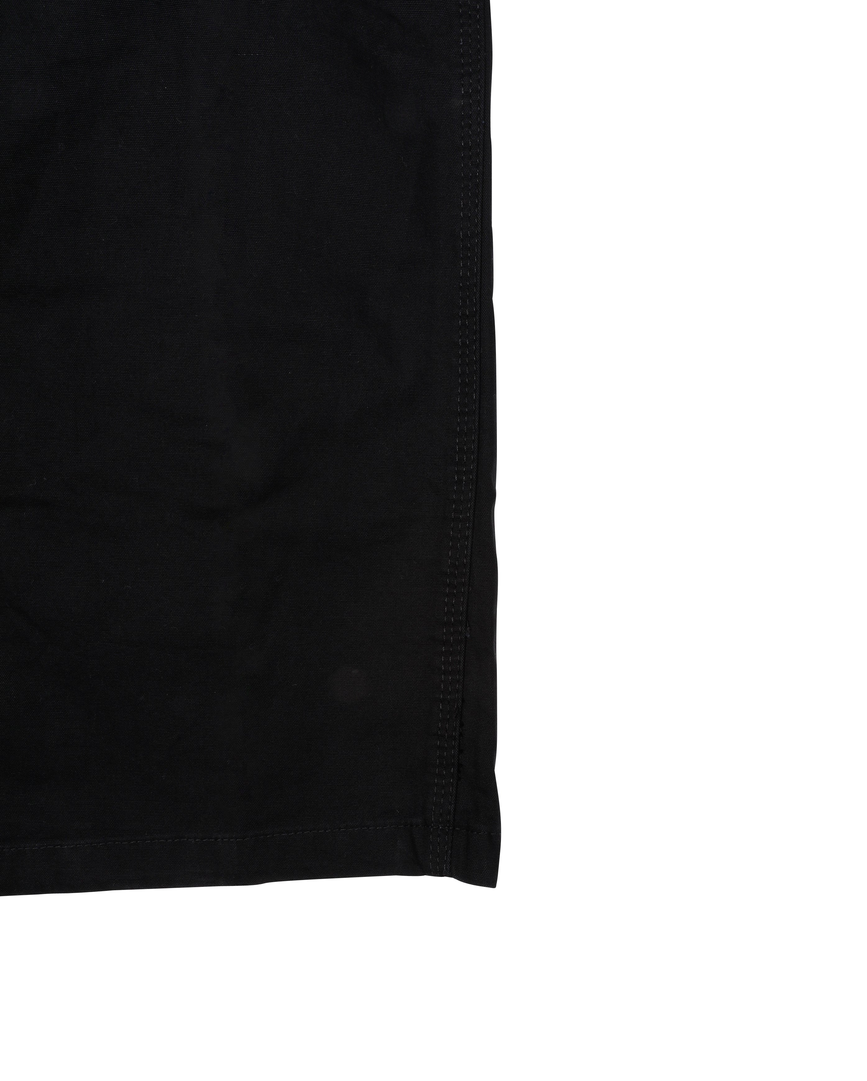 W Duck Canvas Cargo Skirt Black - Starcowparis