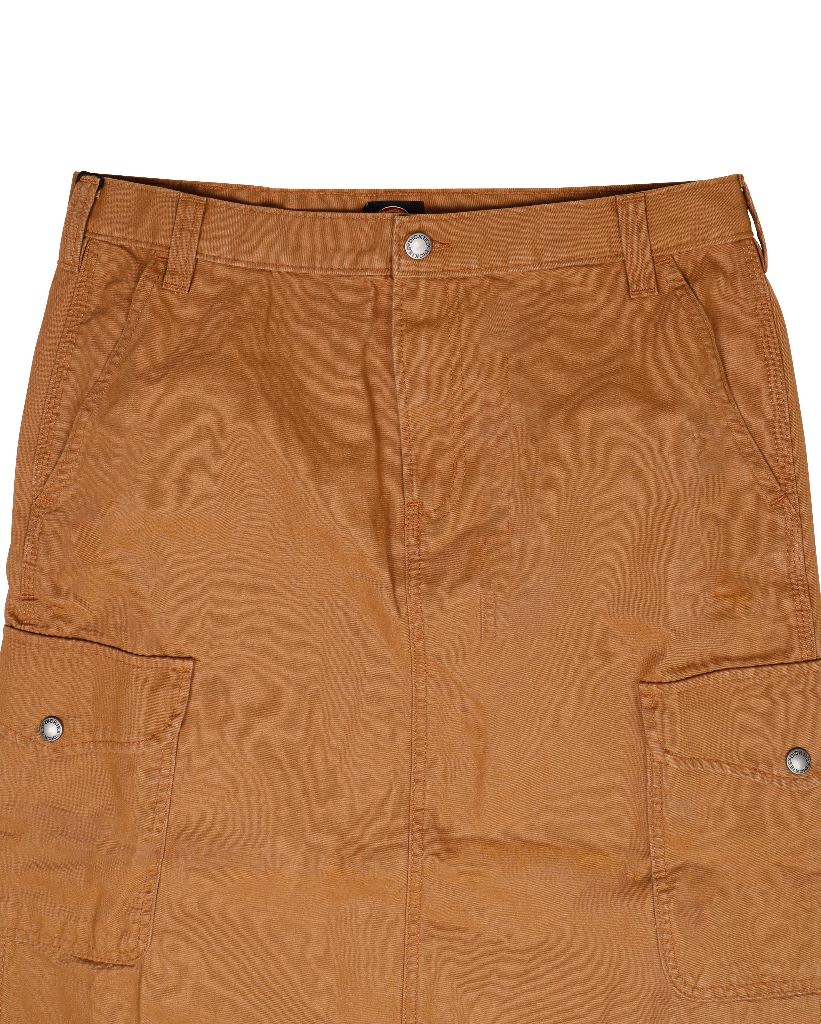 W Duck Canvas Cargo Skirt Brown - Starcowparis - 2