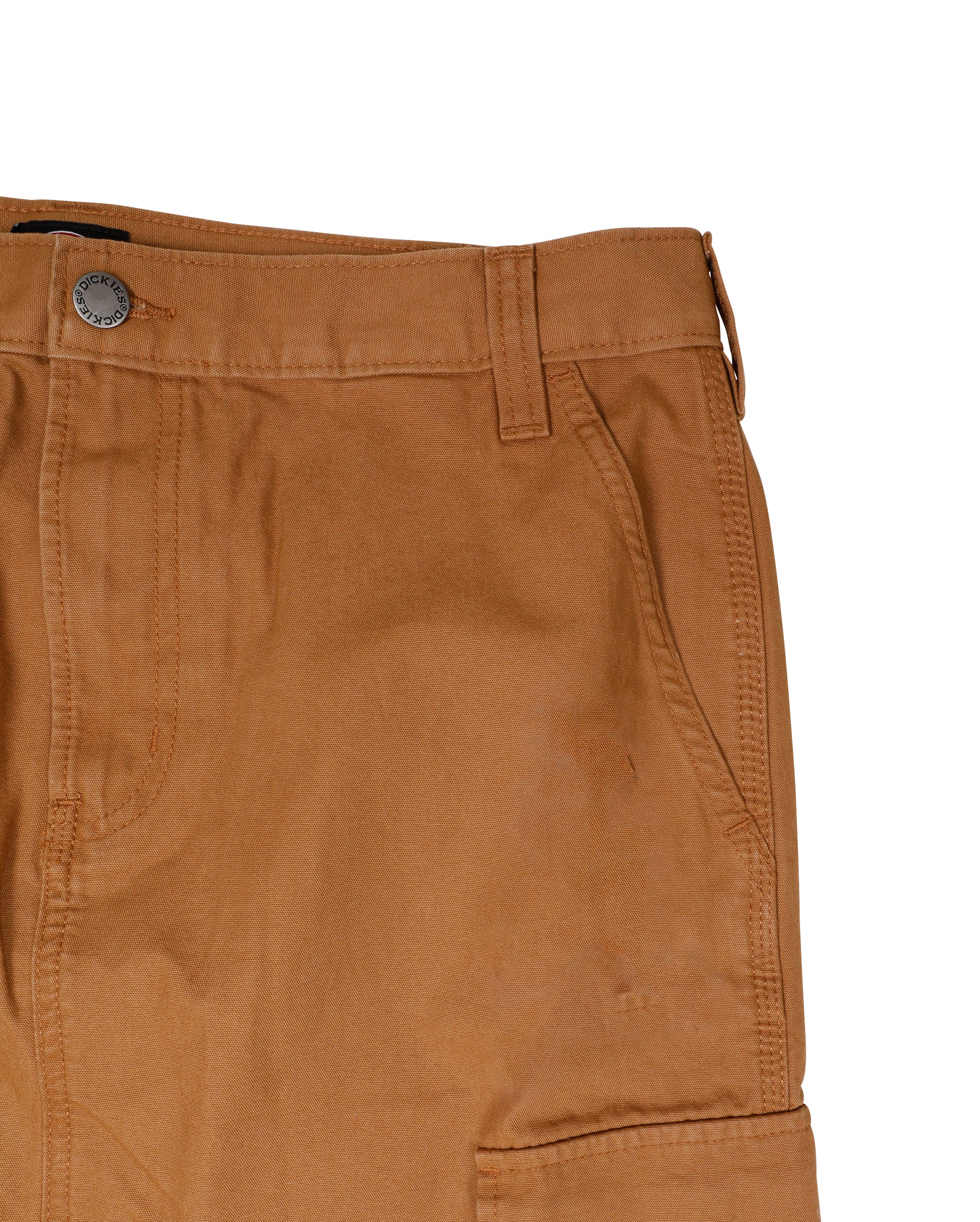 W Duck Canvas Cargo Skirt Brown - Starcowparis - 3