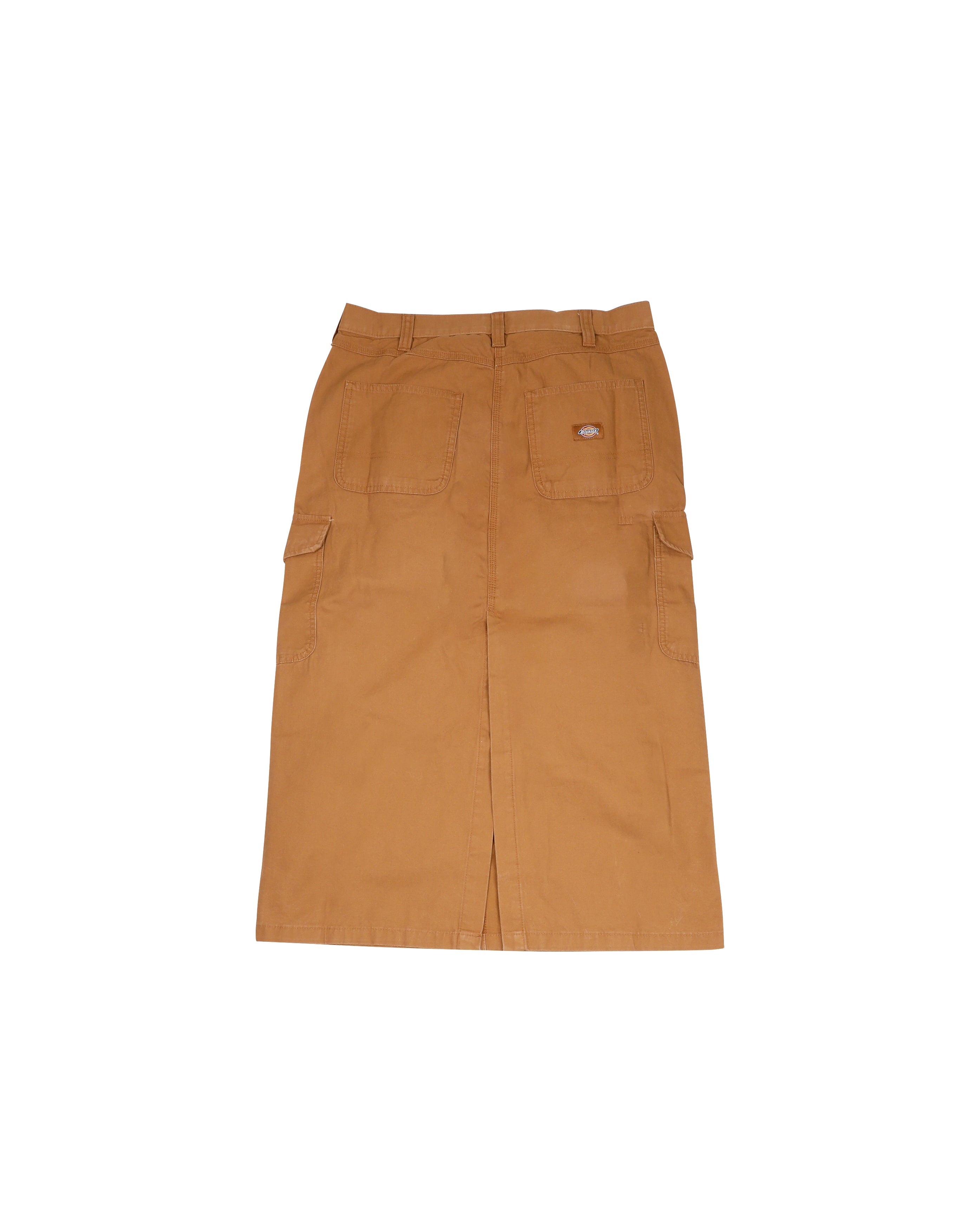 W Duck Canvas Cargo Skirt Brown - Starcowparis - 5