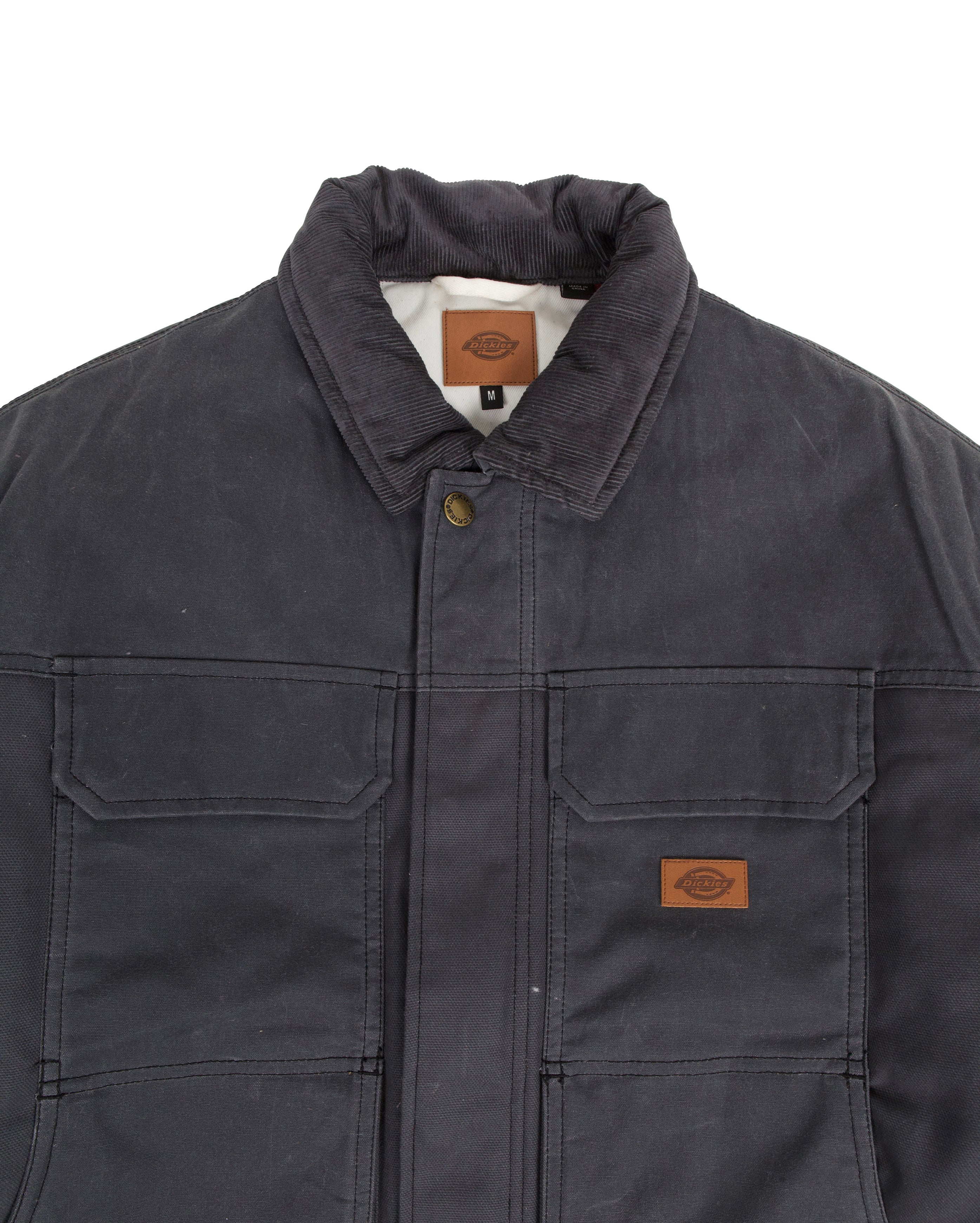 Lucas Waxed Pkt Jacket Charcoal Grey - Starcowparis