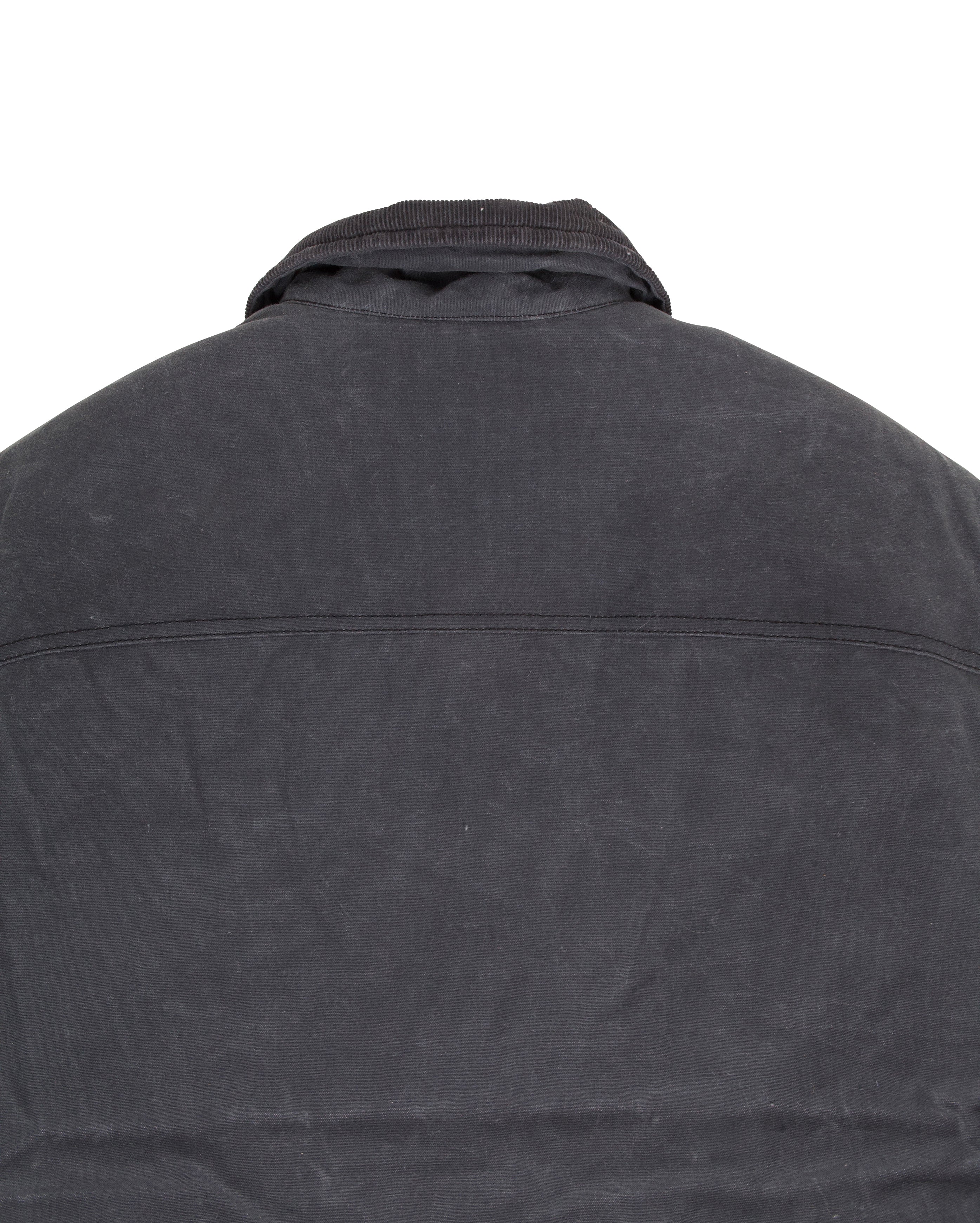 Lucas Waxed Pkt Jacket Charcoal Grey - Starcowparis