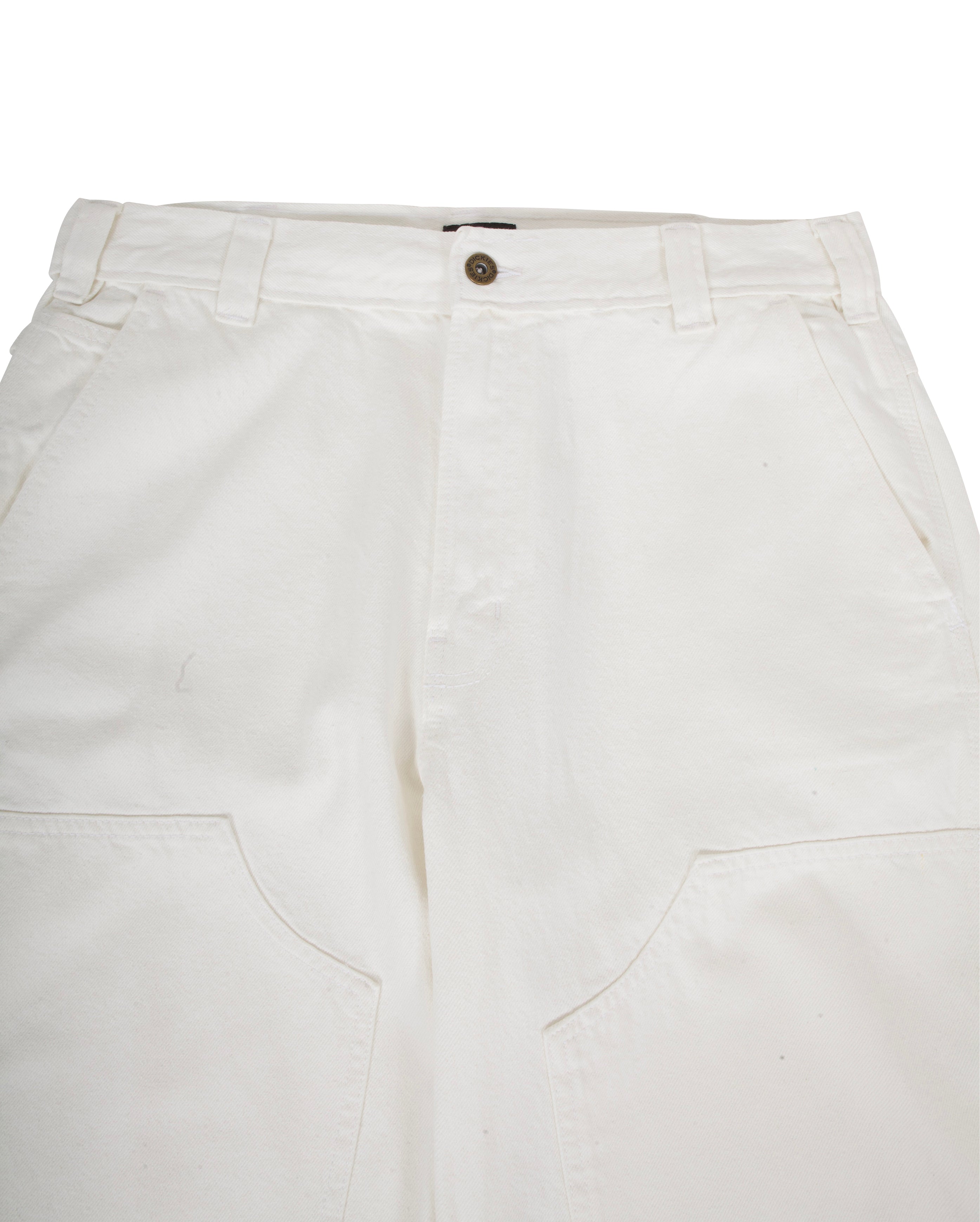 Utility Front Denim Pant White - Starcowparis
