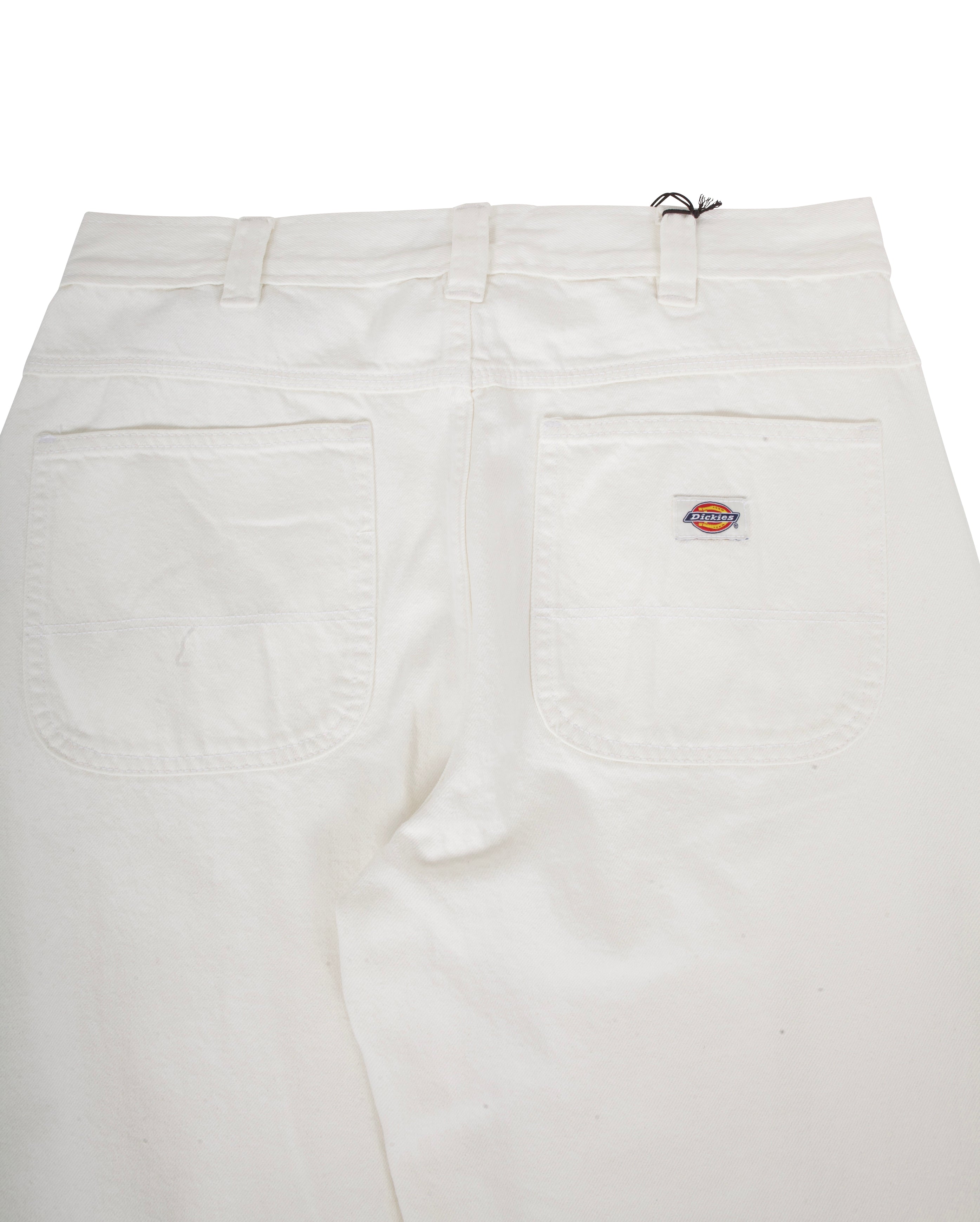 Utility Front Denim Pant White - Starcowparis