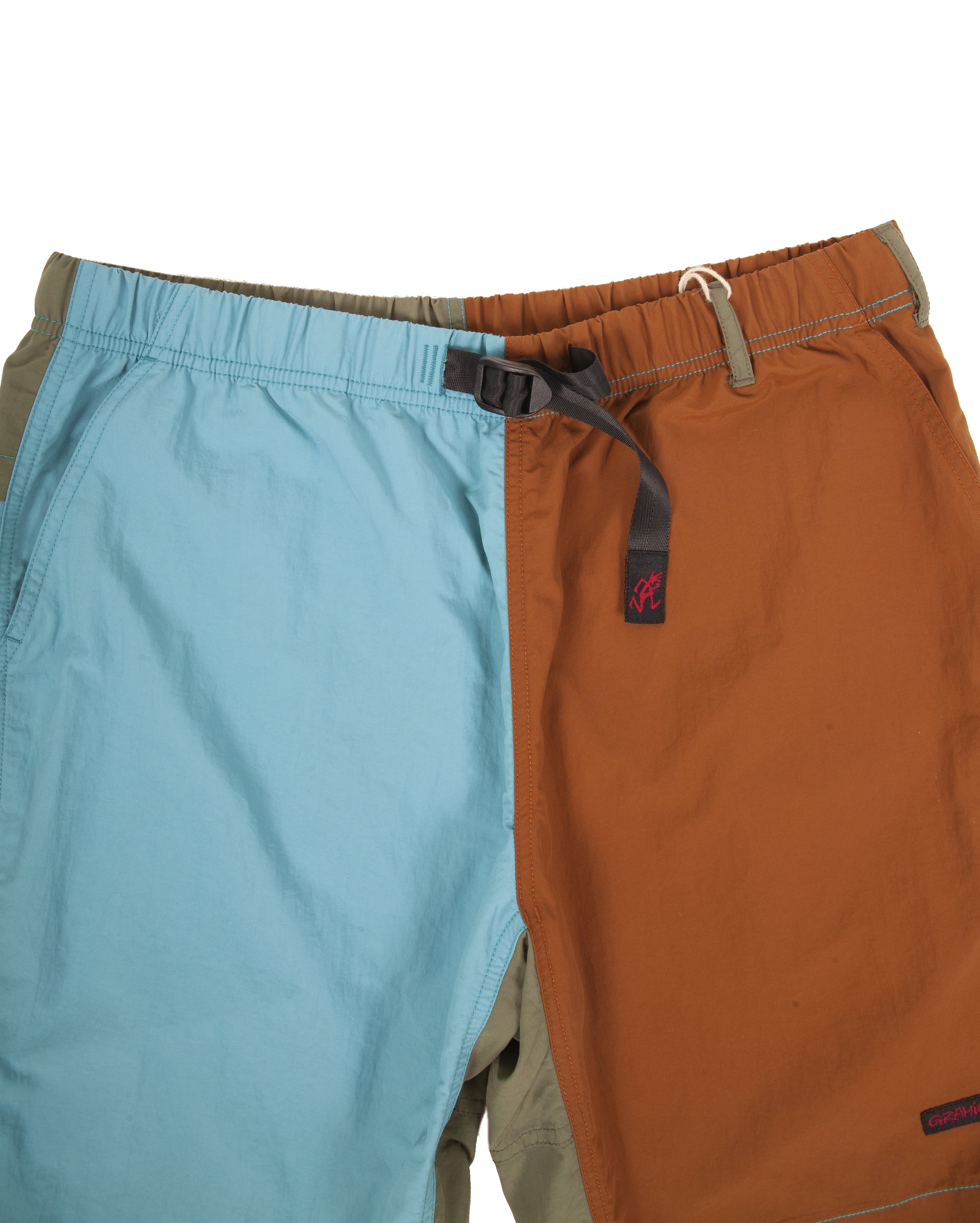Shell Packable Shorts Aqua X Mocha OUTLET - Starcowparis