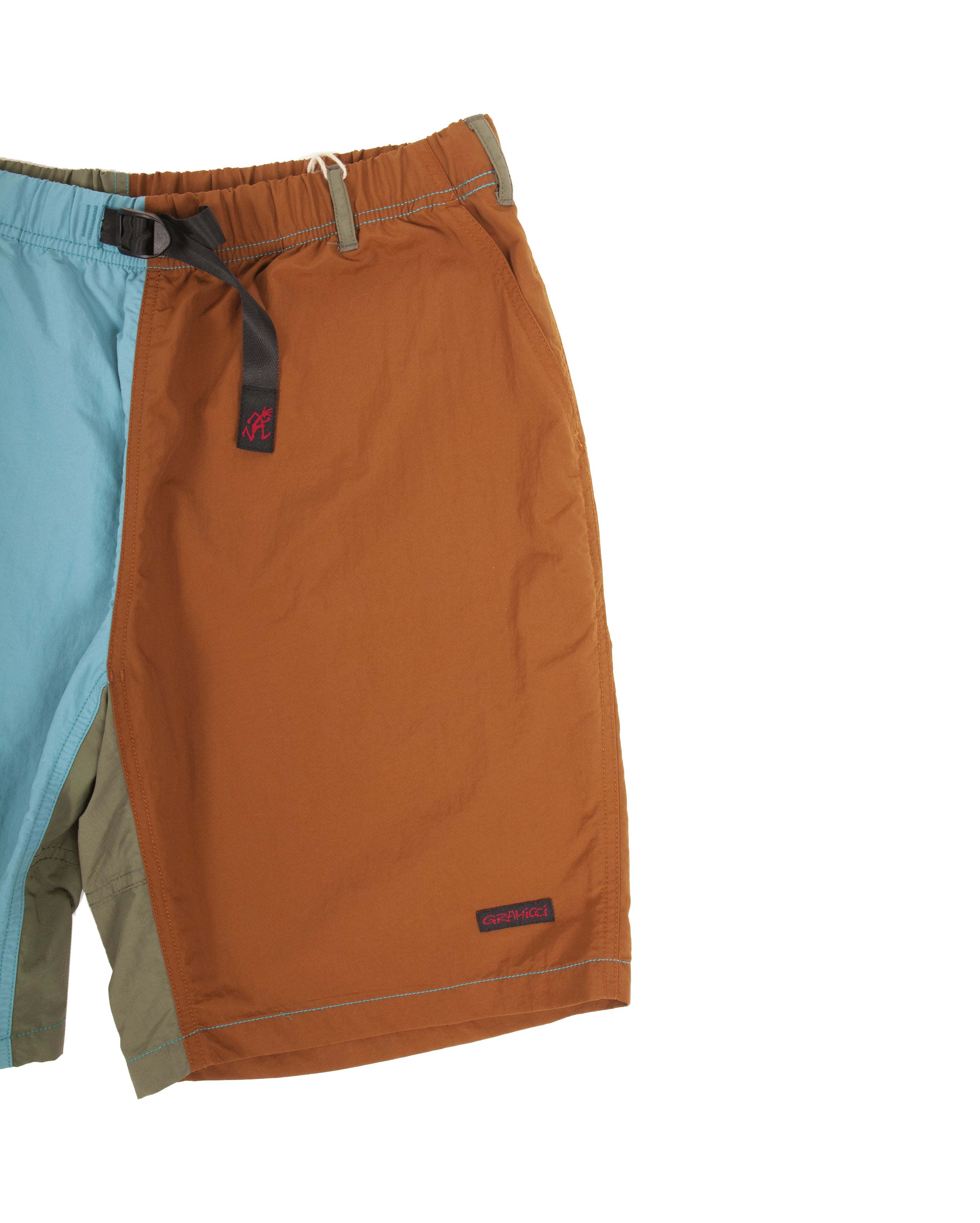 Shell Packable Shorts Aqua X Mocha OUTLET - Starcowparis