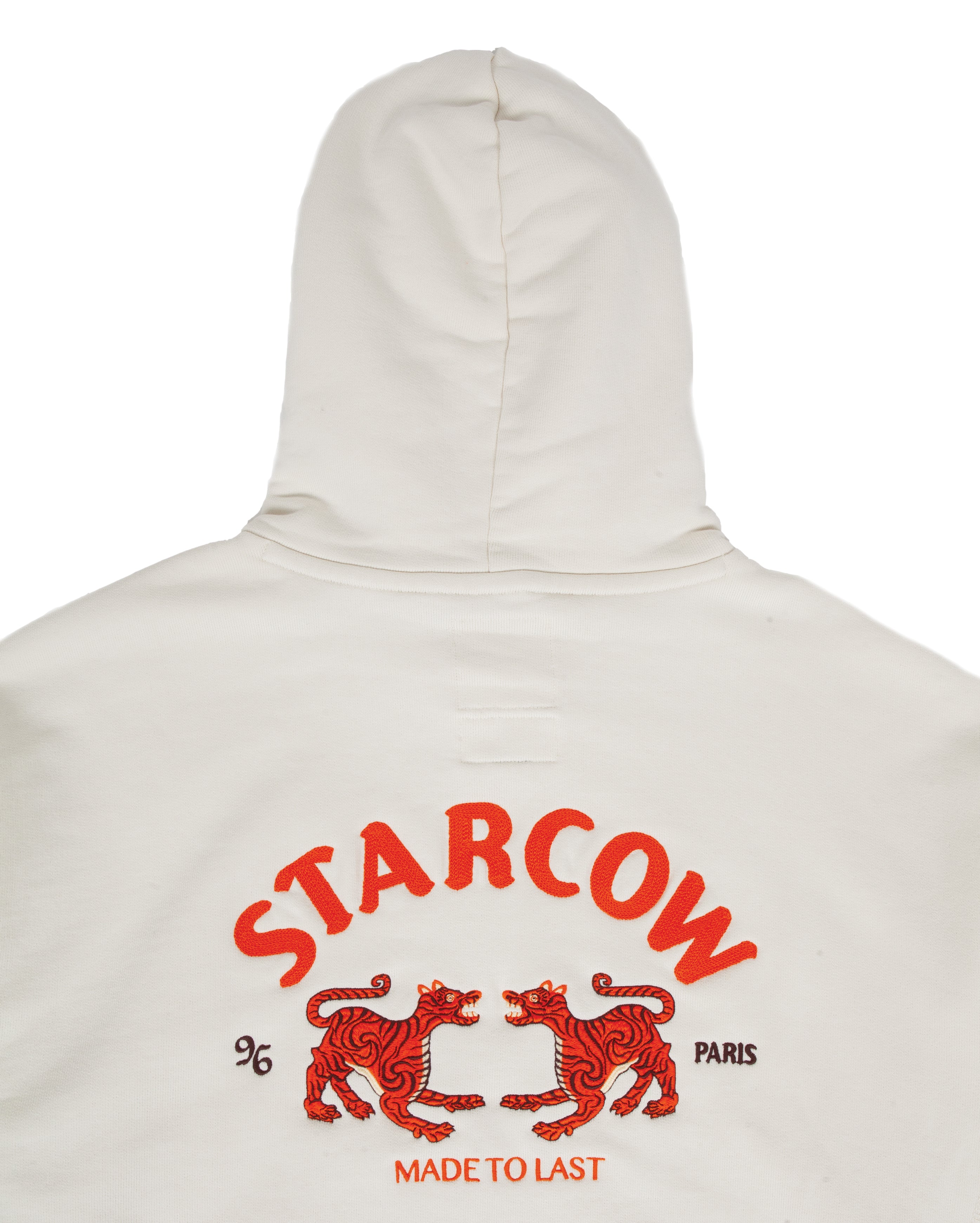 X Starcow Tiger Hoodie Egret