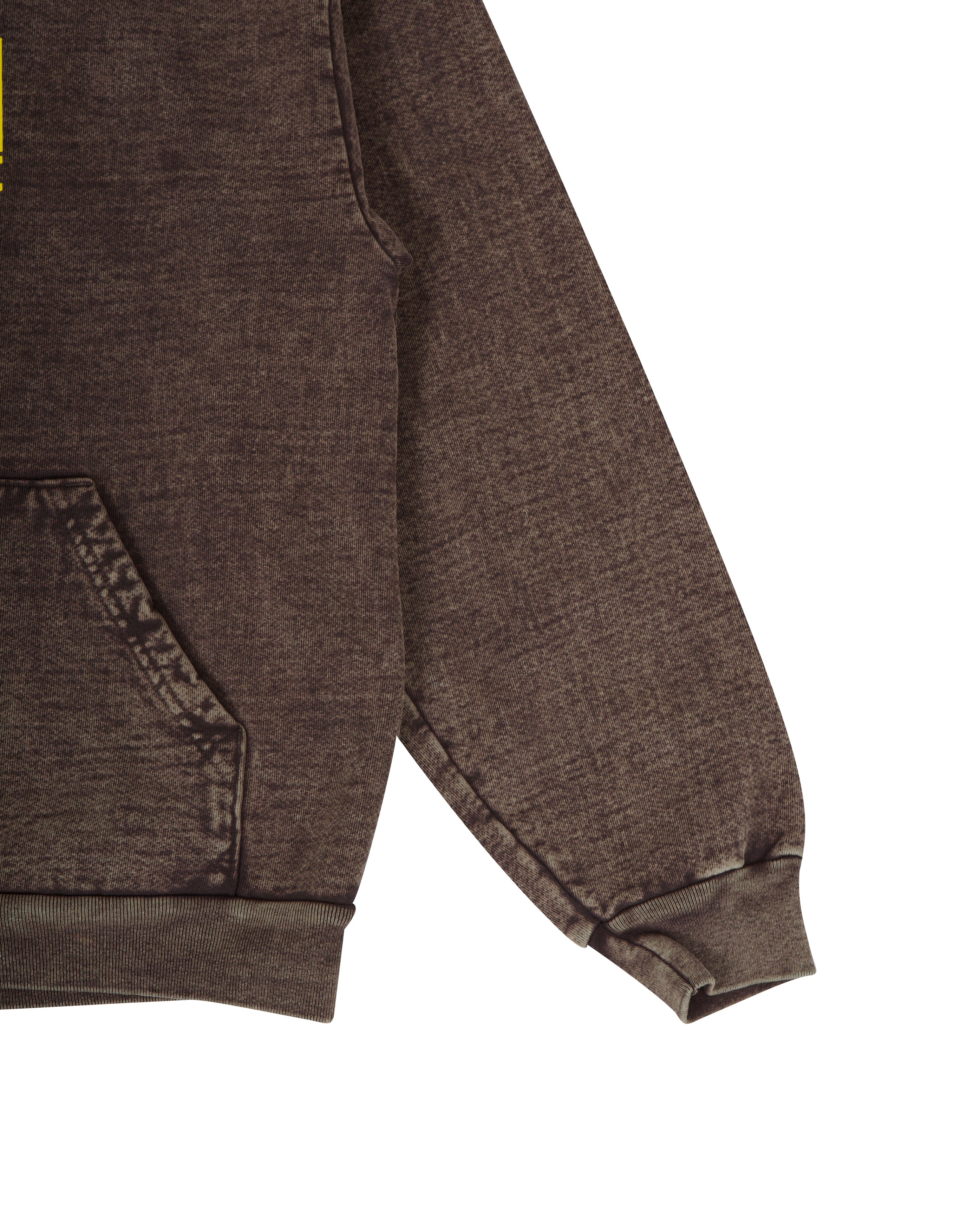 Logos Hoody Cocoa Mineral Wash - Starcowparis