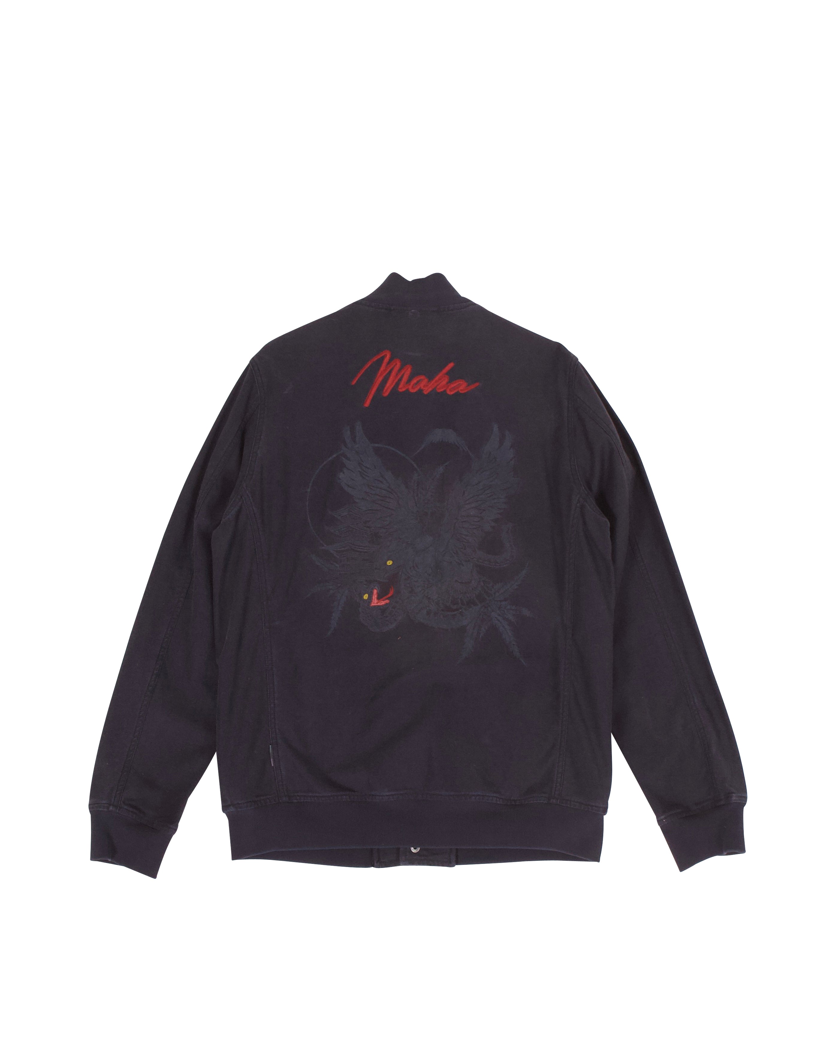 Eagle Vs Snake Stadium Jacket Black - Starcowparis