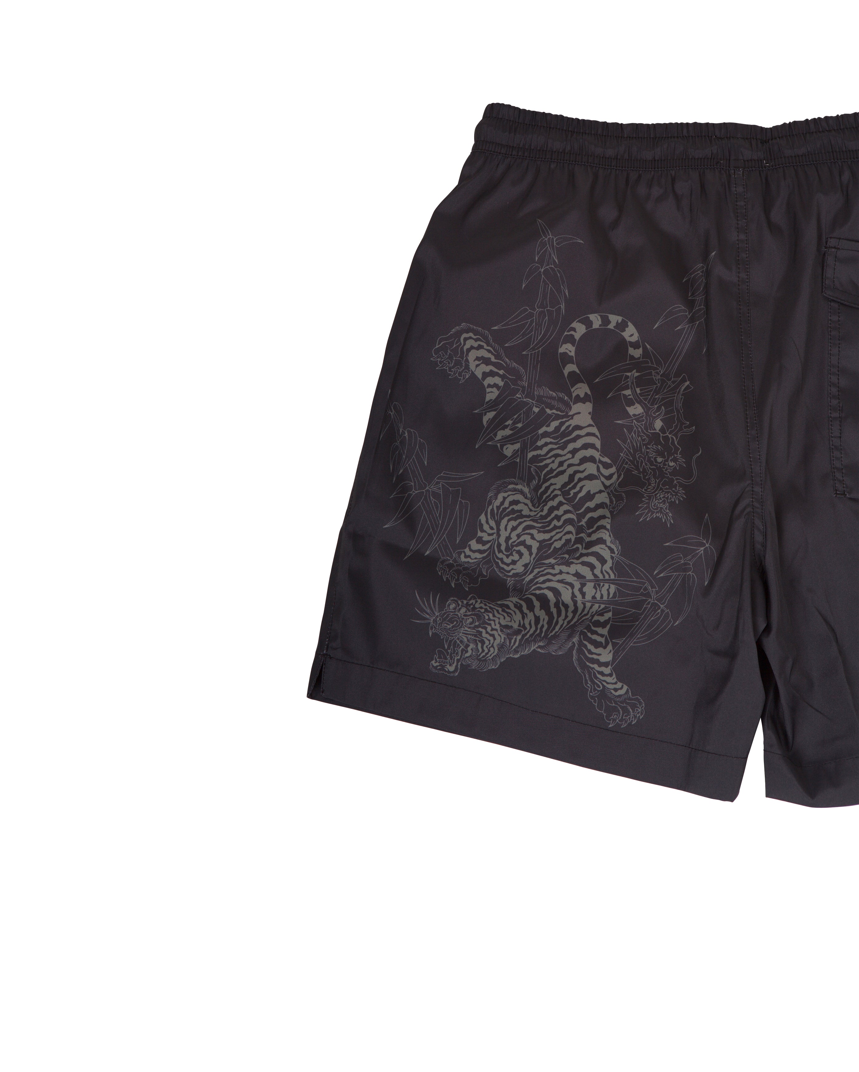 Bamboo Tiger Swimshort Black - Starcowparis