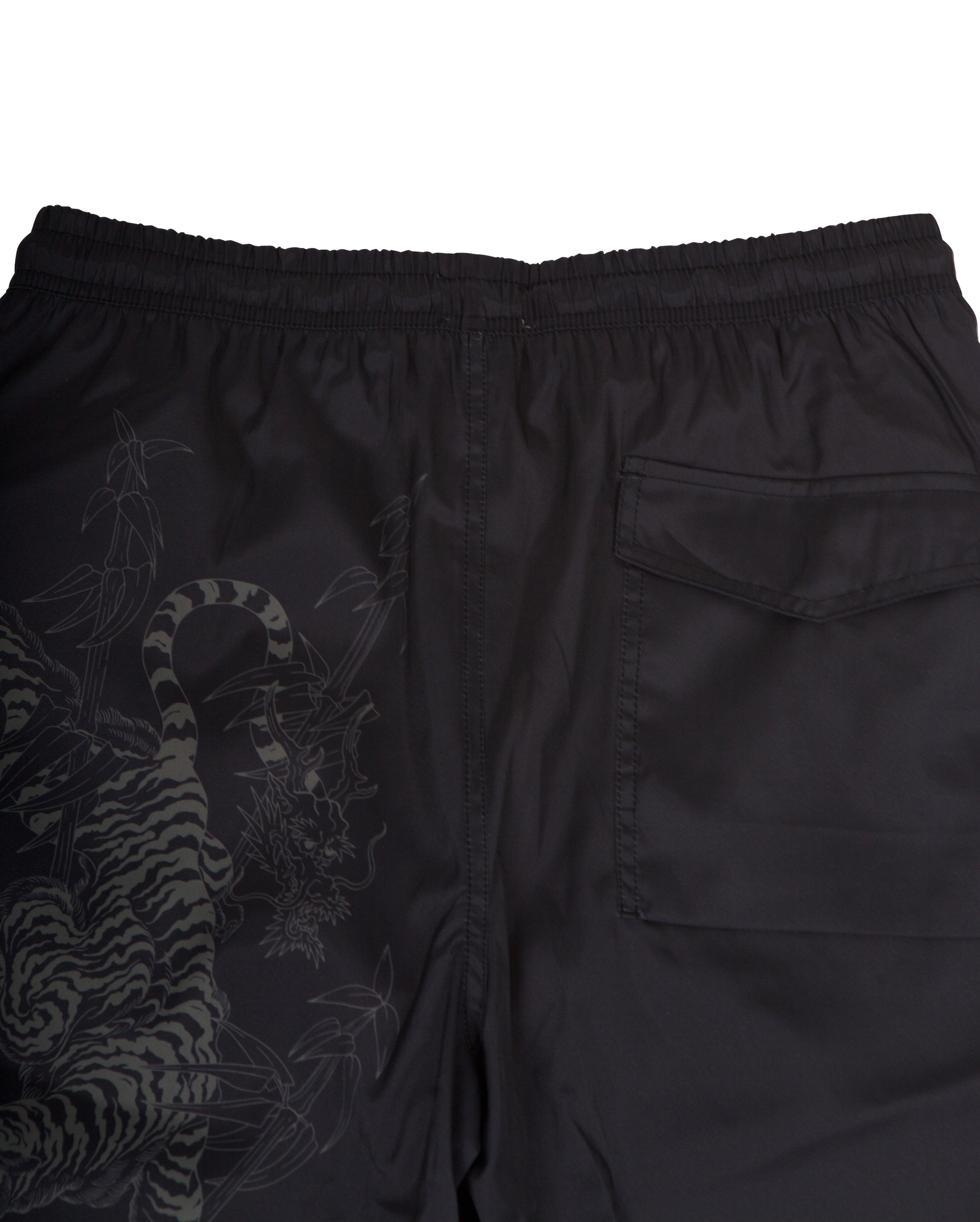Bamboo Tiger Swimshort Black - Starcowparis