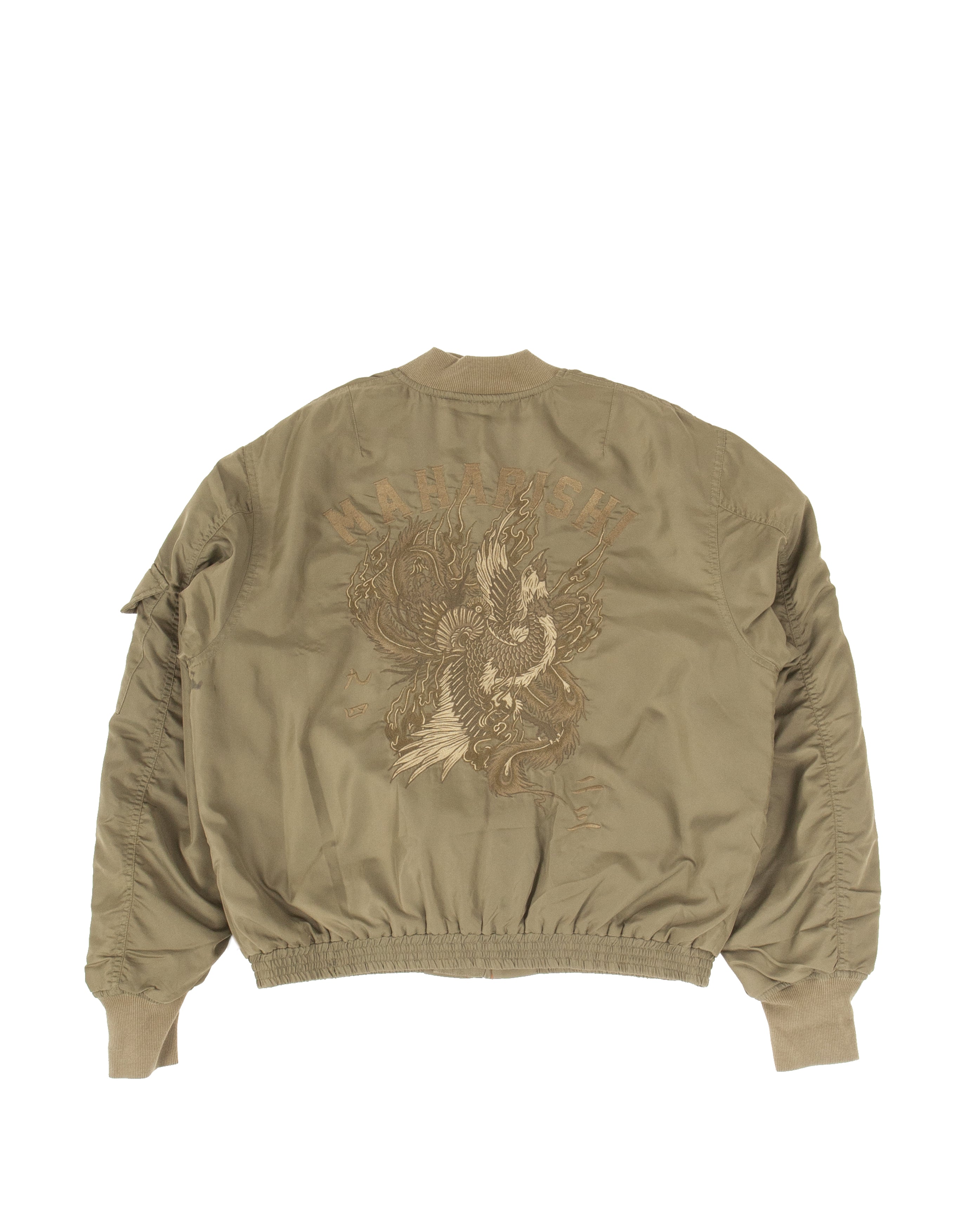 Fire Phoenix Flight Jacket Olive - Starcowparis