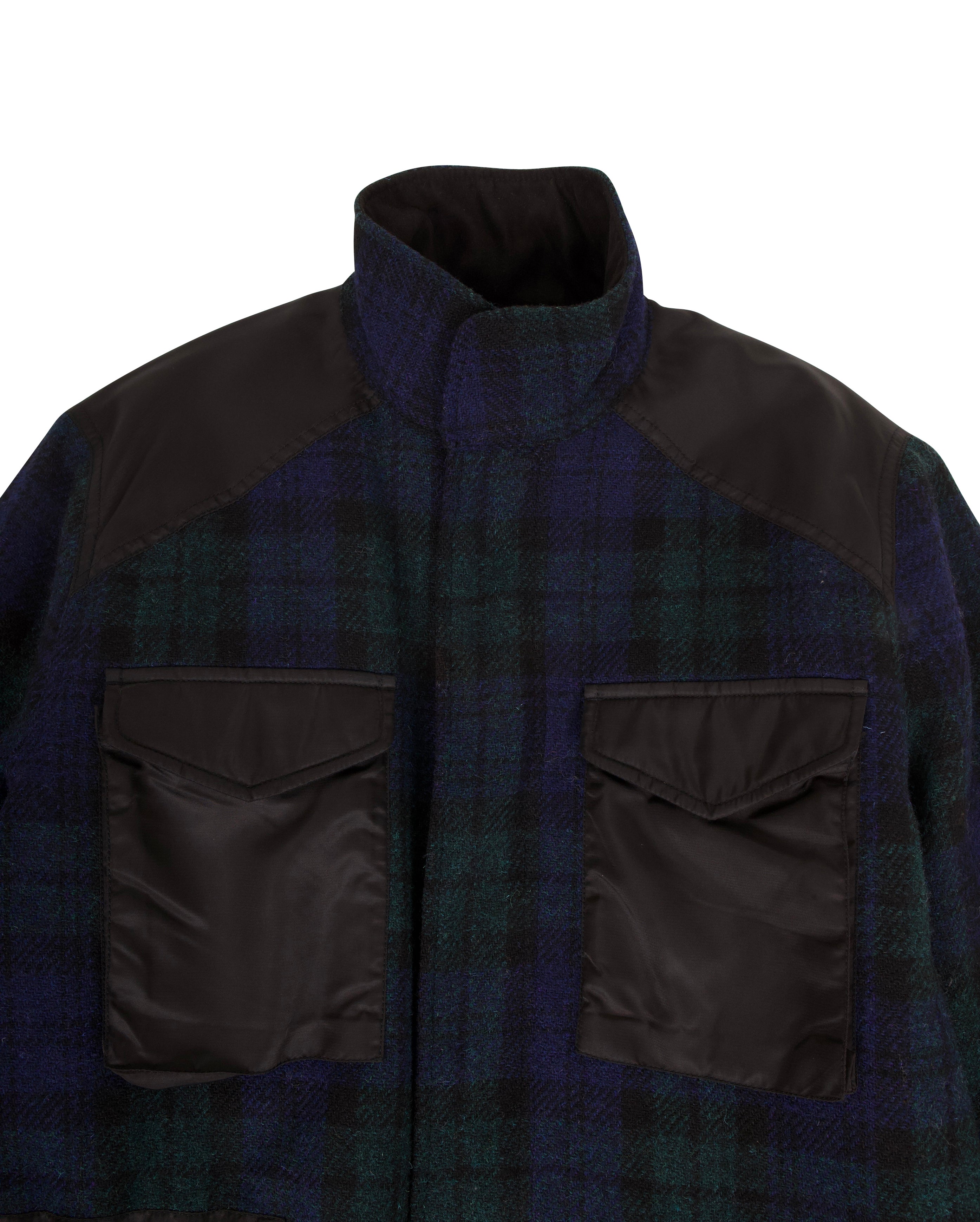 Harris Tweed M65 Wool Field Jacket Tartan - Starcowparis - Starcowparis - 2