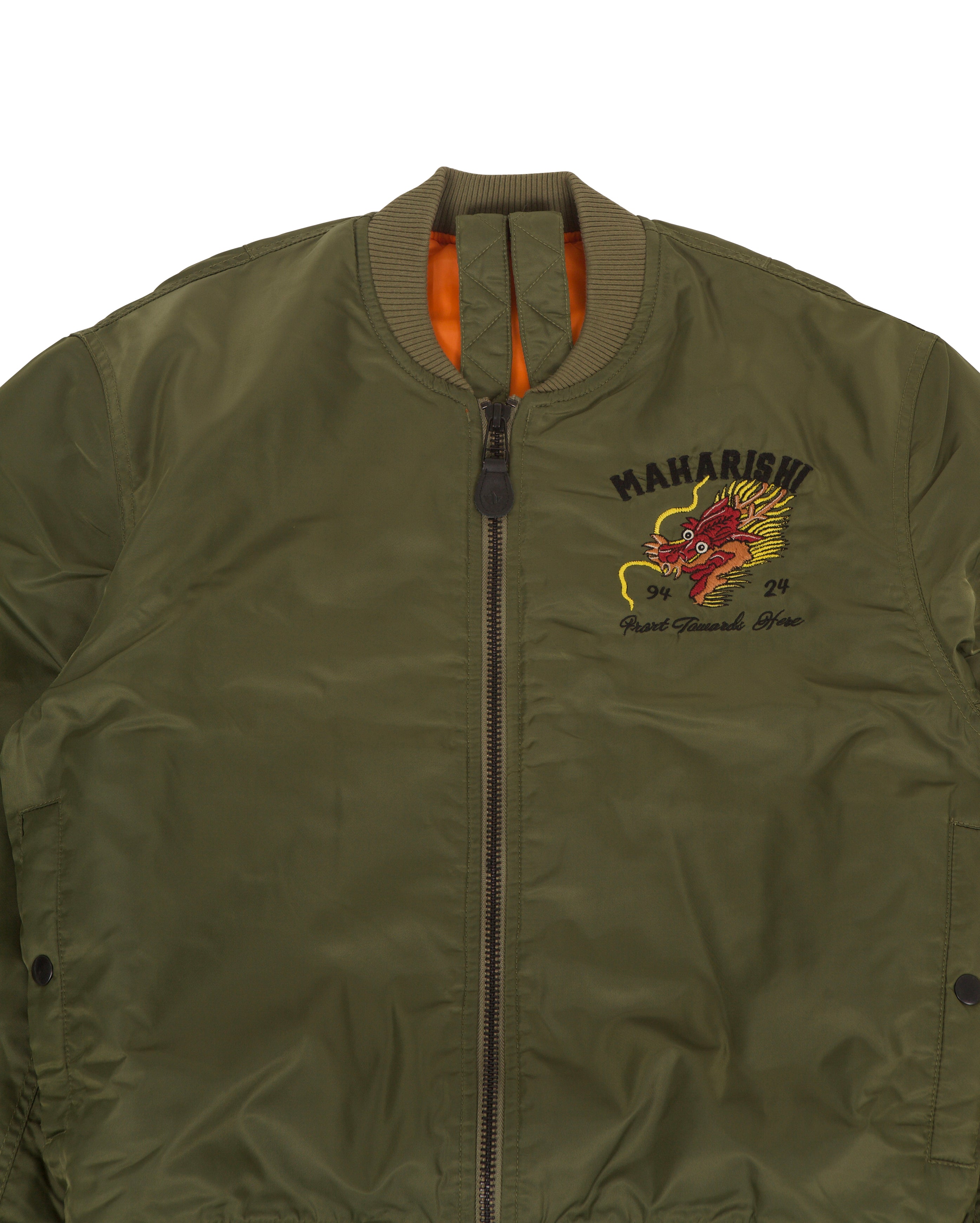 Tour Dragon Map MA1 Jacket Olive - Starcowparis - Starcowparis - 2