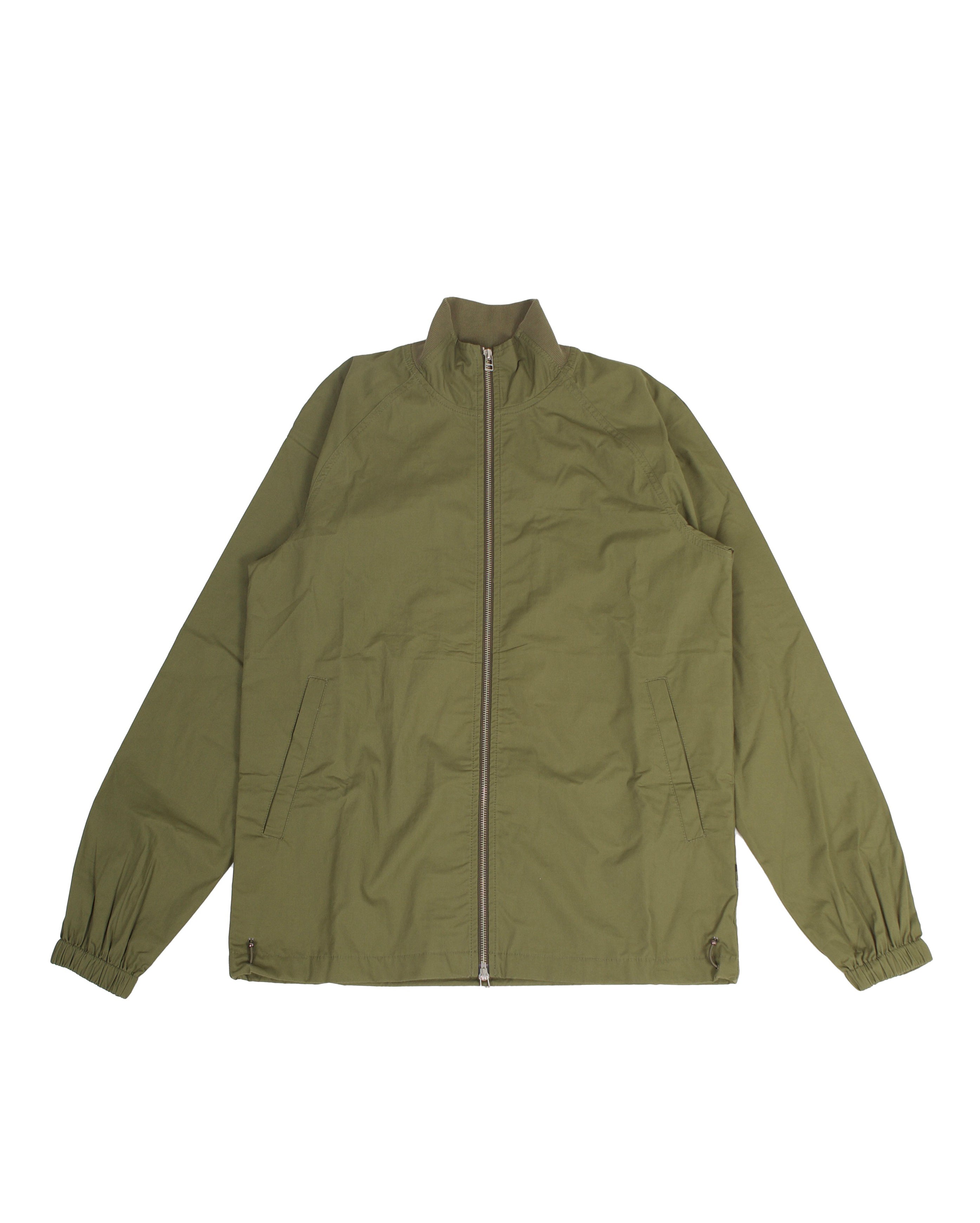 Zip Pocket Track Top Olive - Starcowparis