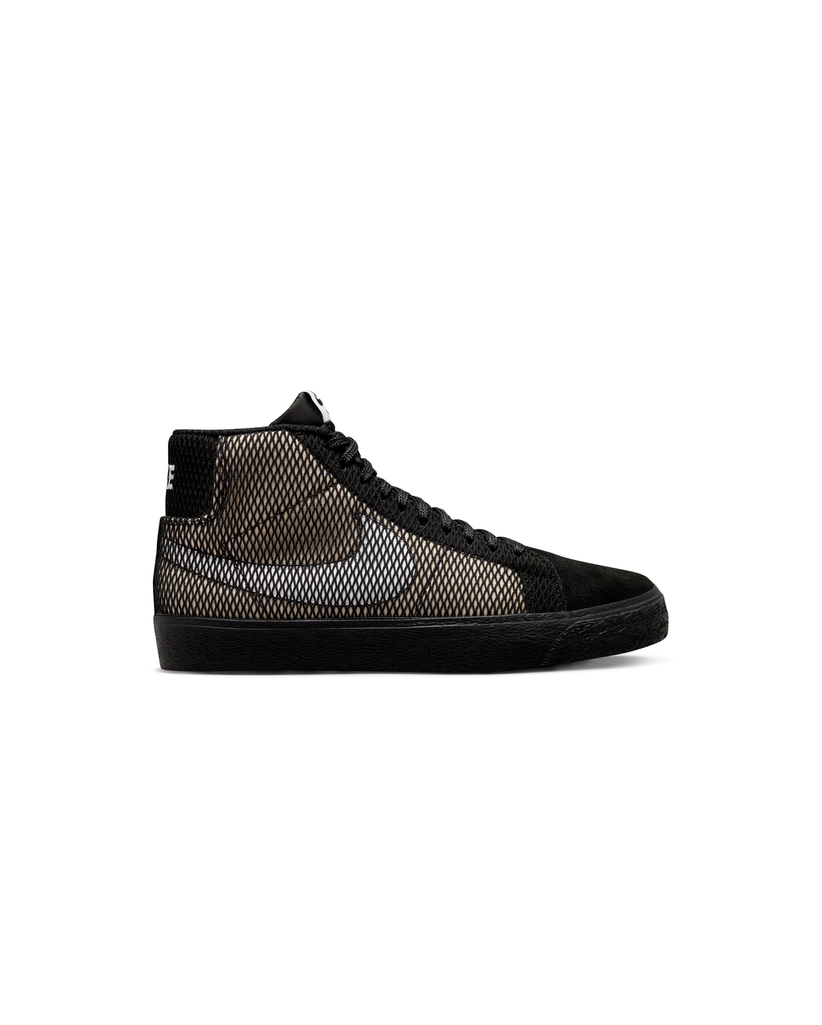 SB Zoom Blazer Mid Prm White Black - Starcowparis - 1