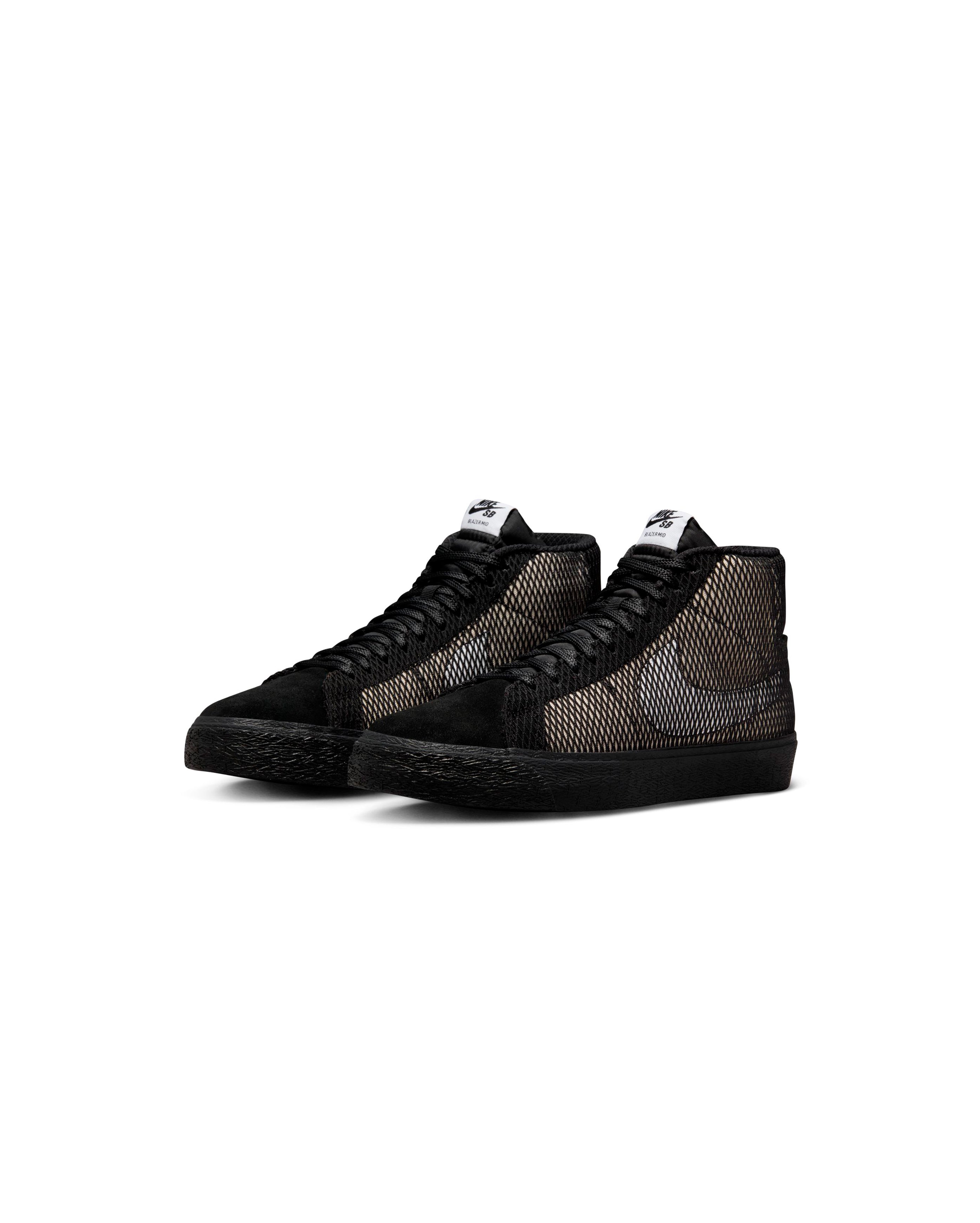 SB Zoom Blazer Mid Prm White Black - Starcowparis - 2