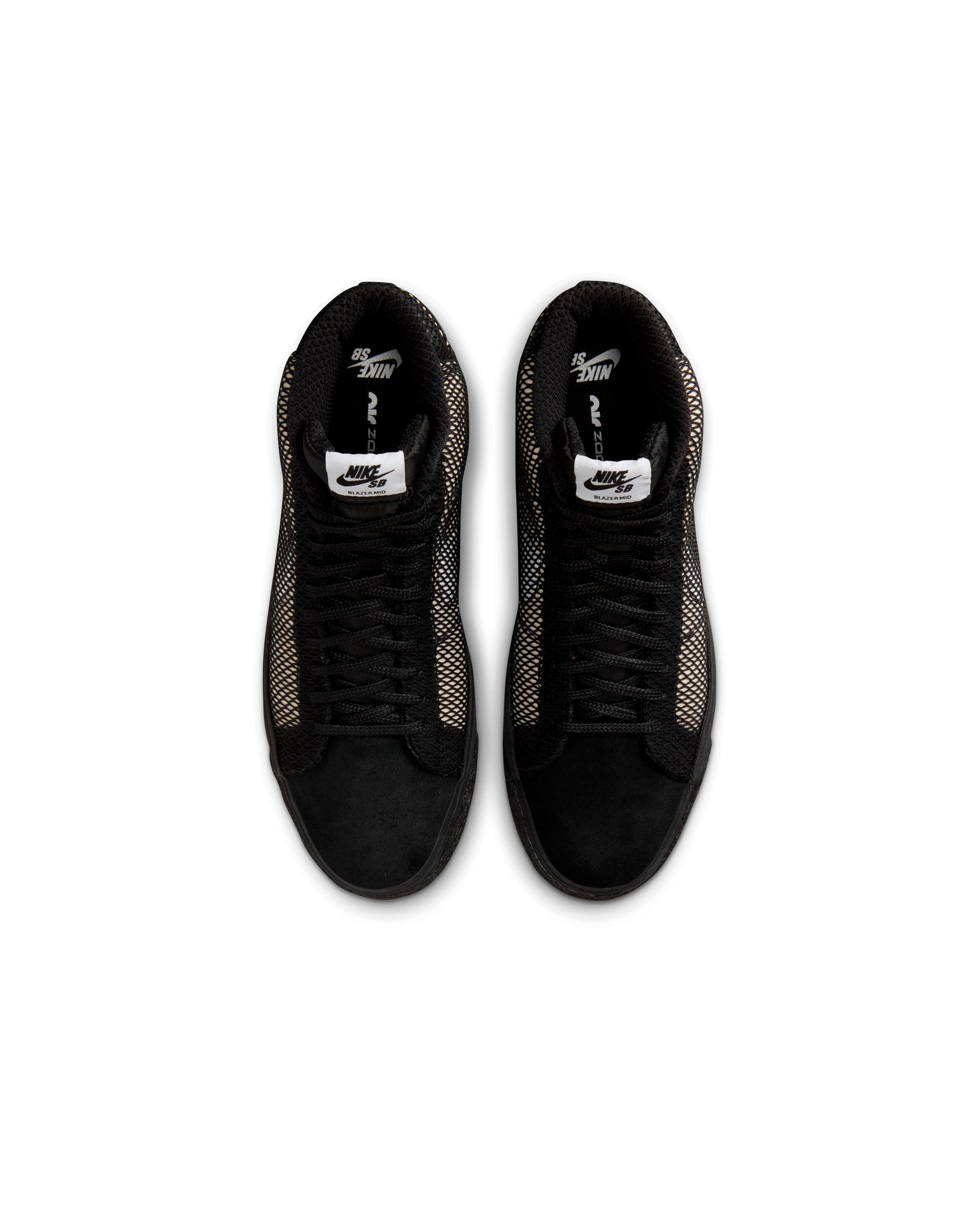 SB Zoom Blazer Mid Prm White Black - Starcowparis - 5
