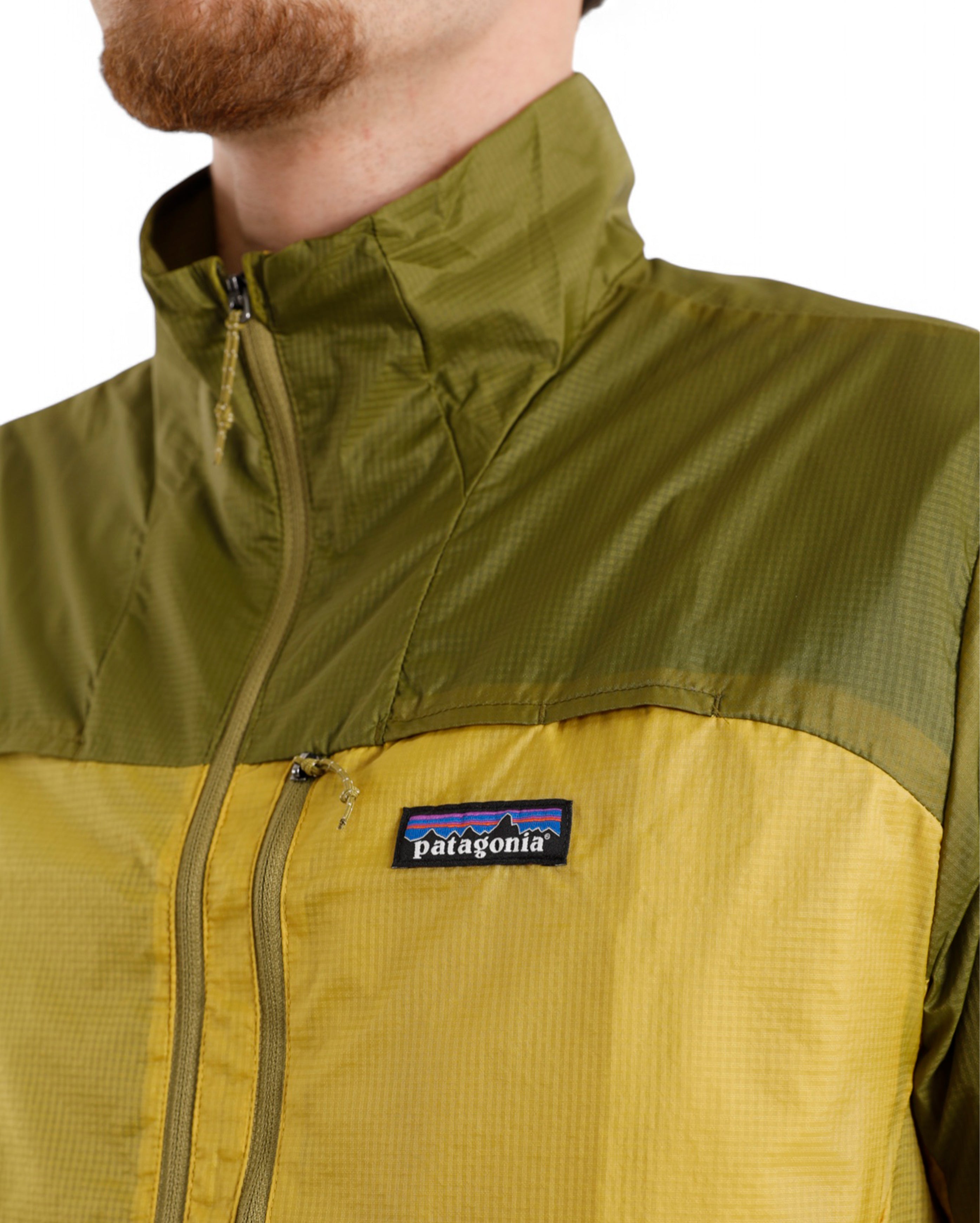 Patagonia-Houdini stash 1/2 ZIP Pullover Bundle Green-Starcowparis