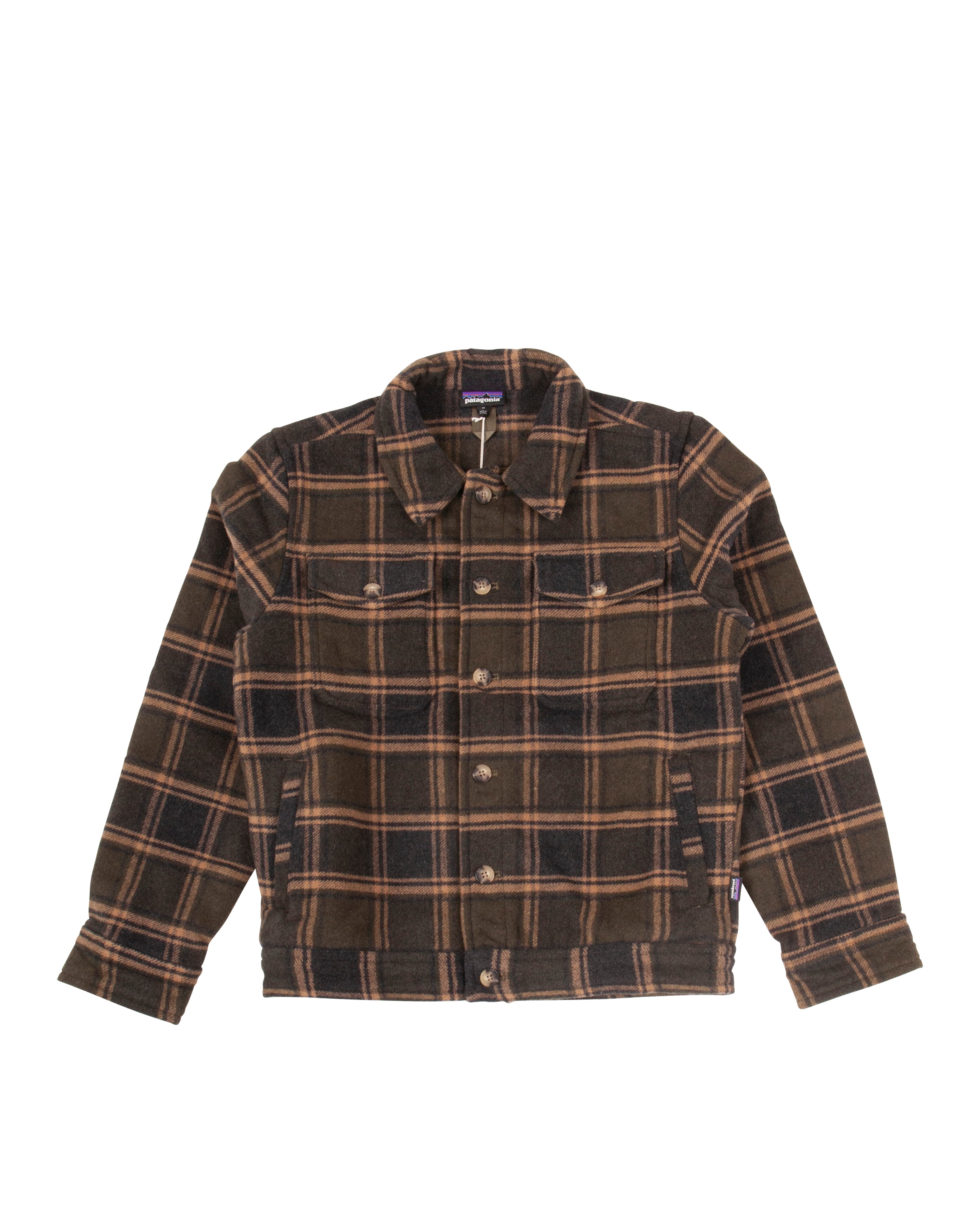 Melton Wool Trucker Jacket Brown - Starcowparis