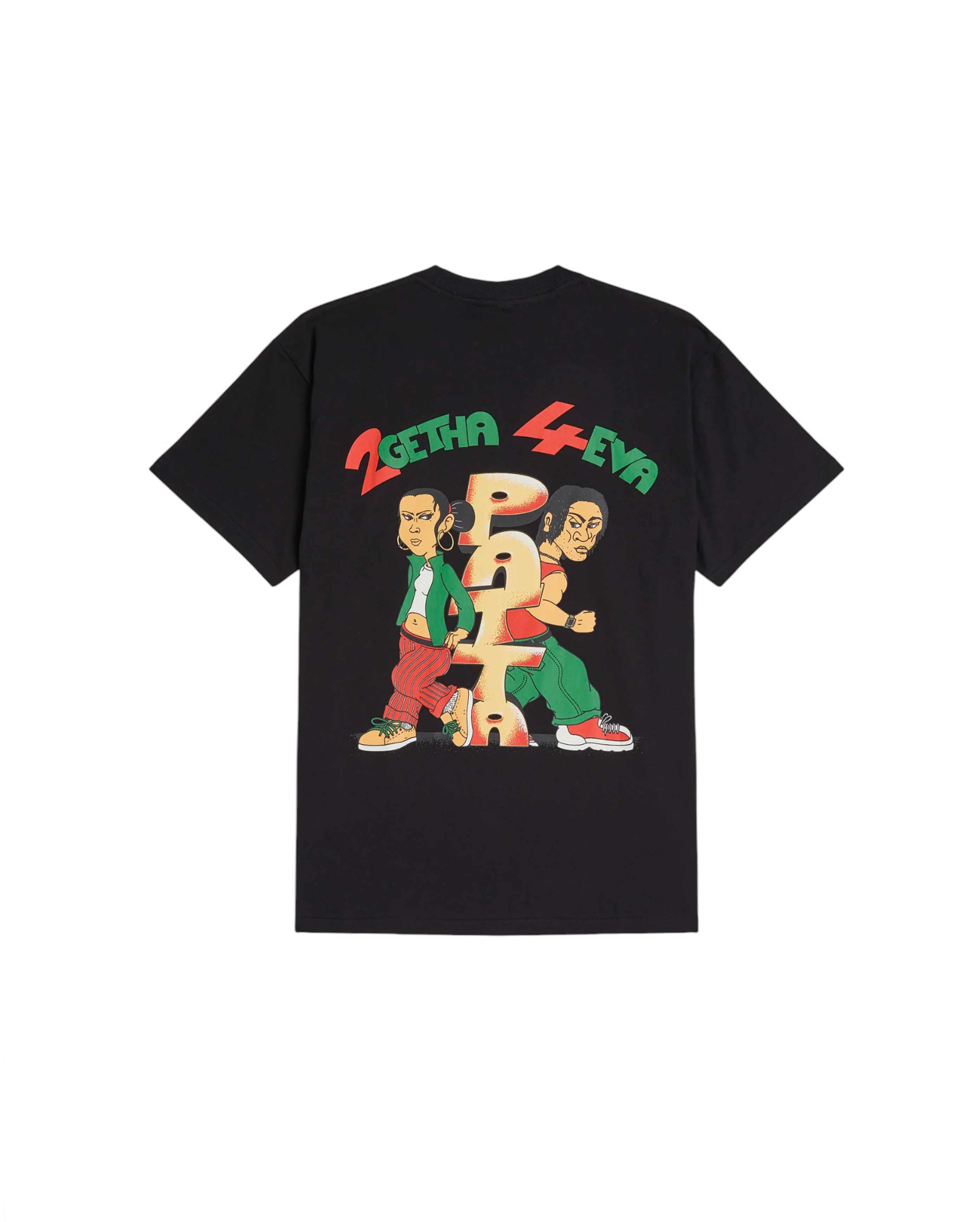 Patta-2Getha4eva T-Shirt Black-Starcowparis