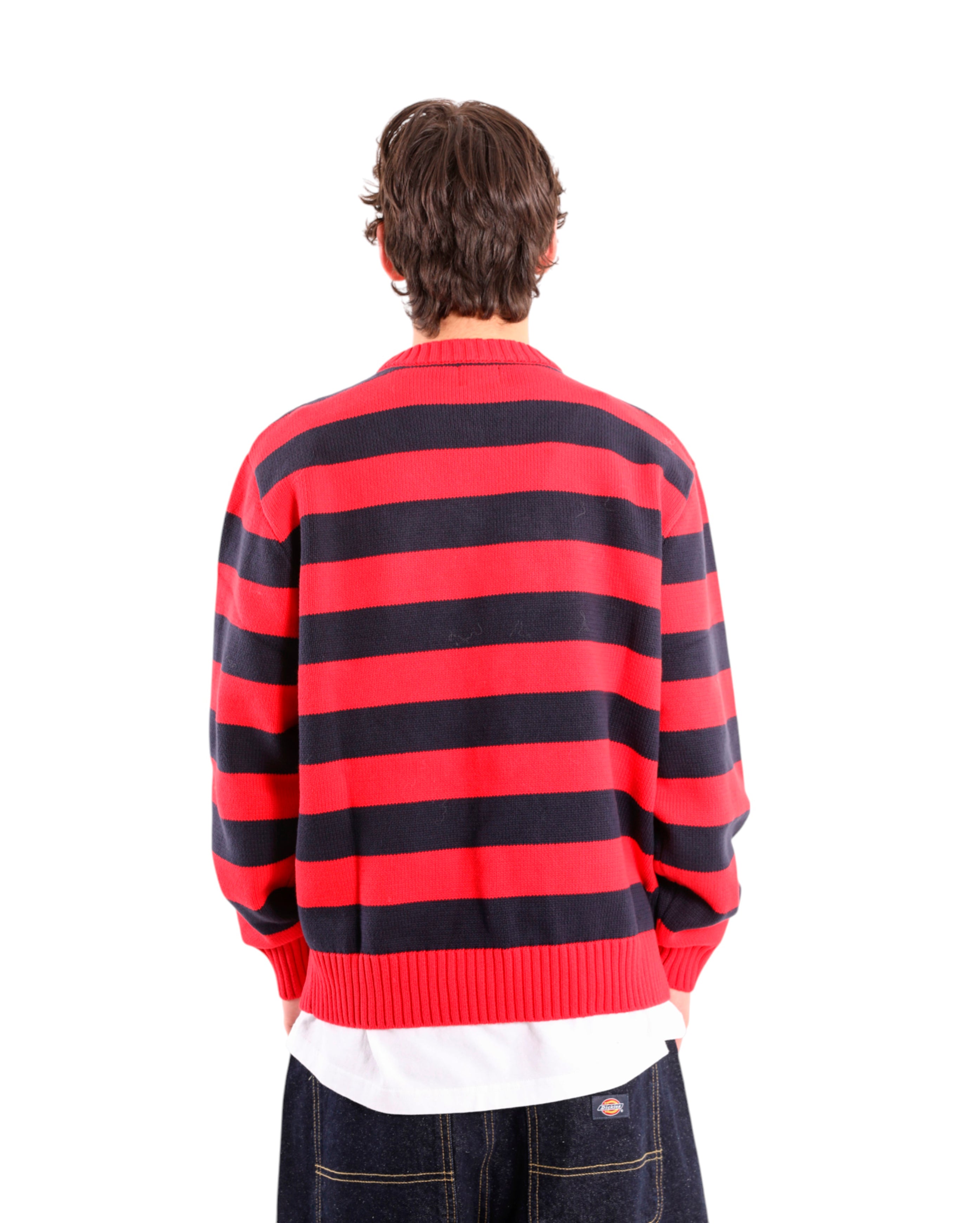 Patta-Striped Flag Knitted Sweater Multi-Starcowparis