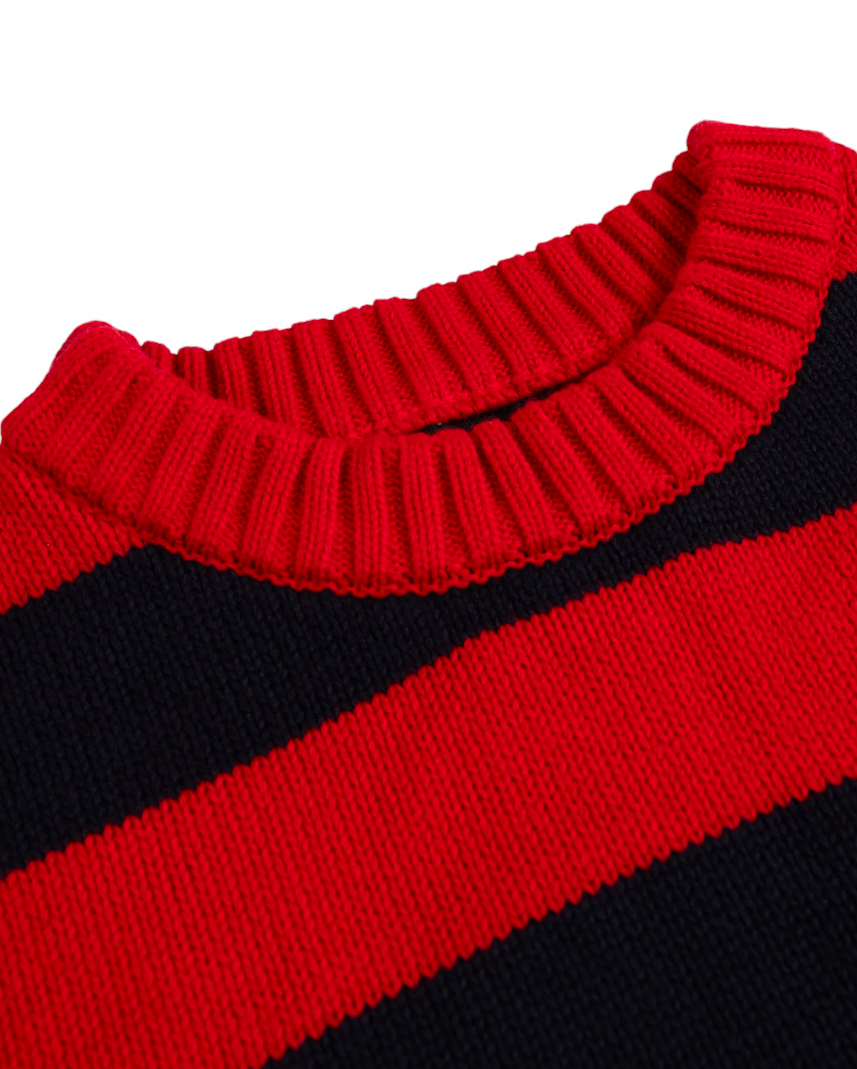 Patta-Striped Flag Knitted Sweater Multi-Starcowparis