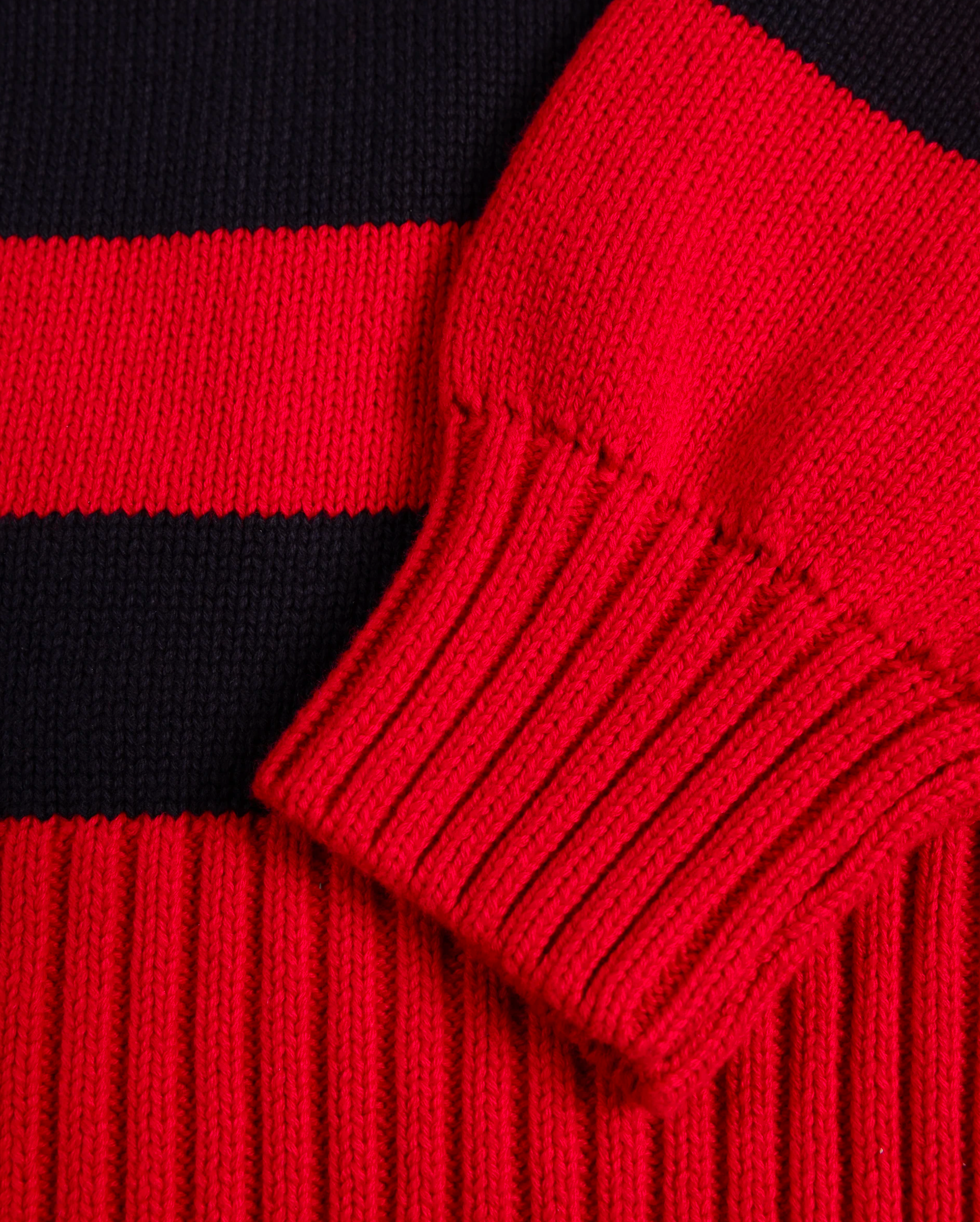 Patta-Striped Flag Knitted Sweater Multi-Starcowparis