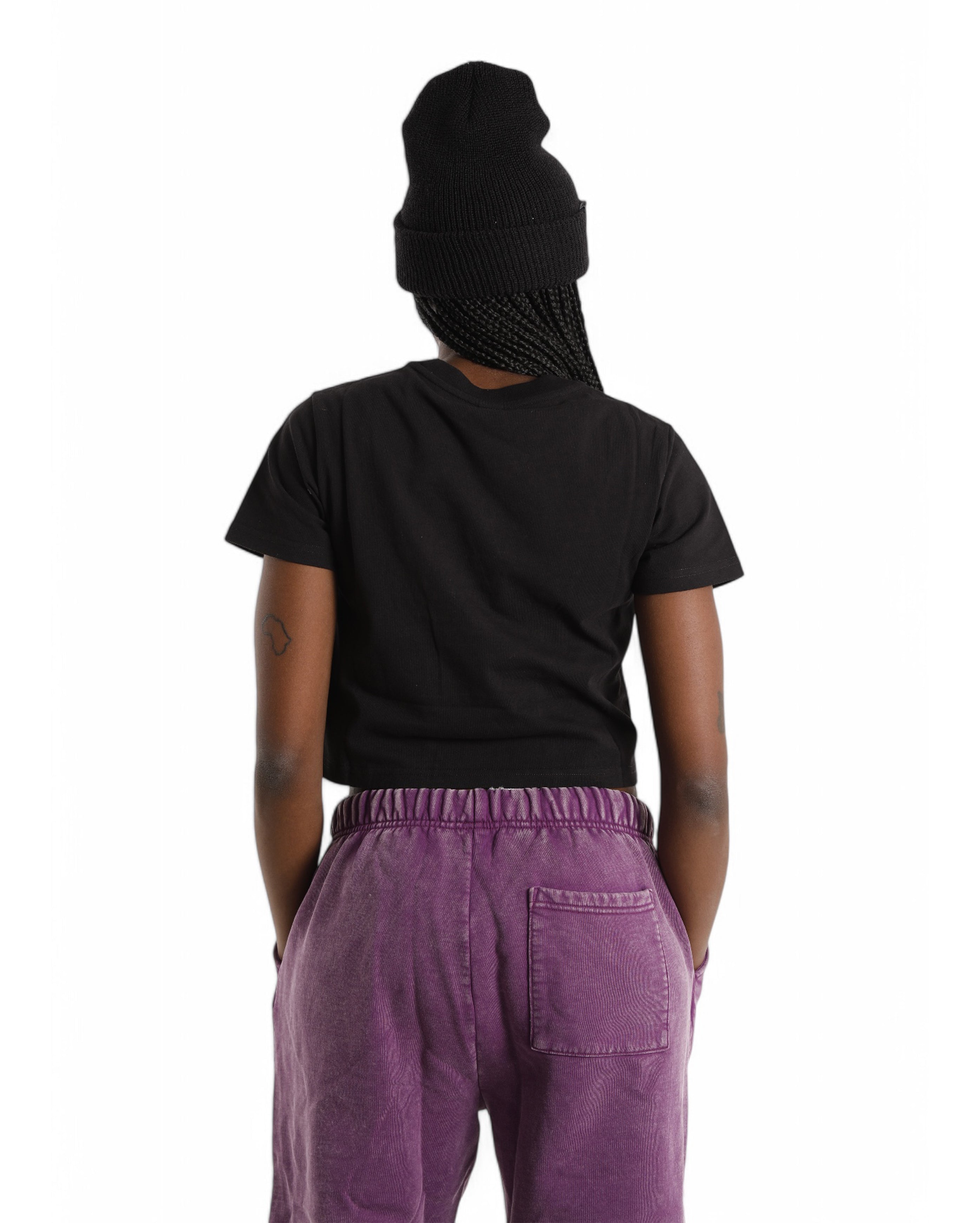 Patta-Women Baby T-Shirt Black-Starcowparis