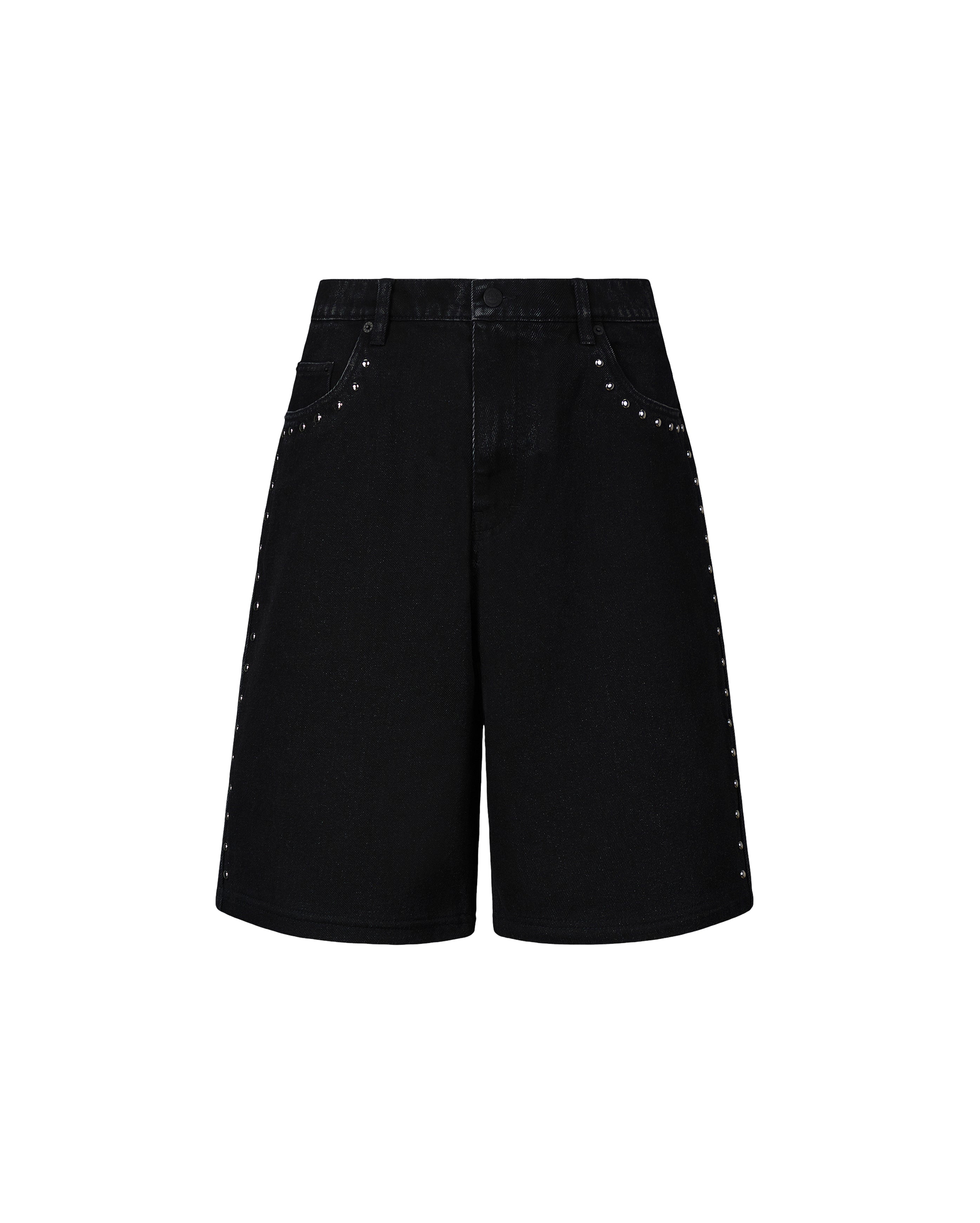 Daft Punk Lucky Studded Jorts black - Starcowparis - 1