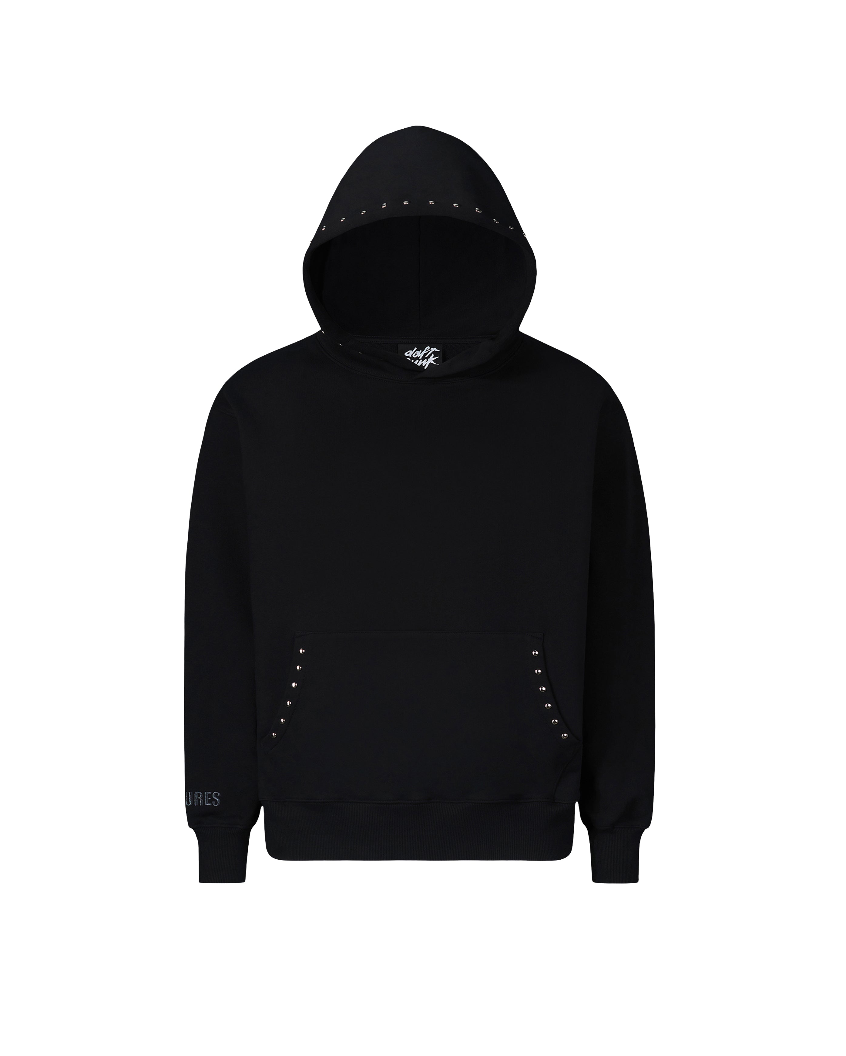 Daft Punk Lucky Studded hoodie black - Starcowparis - 1
