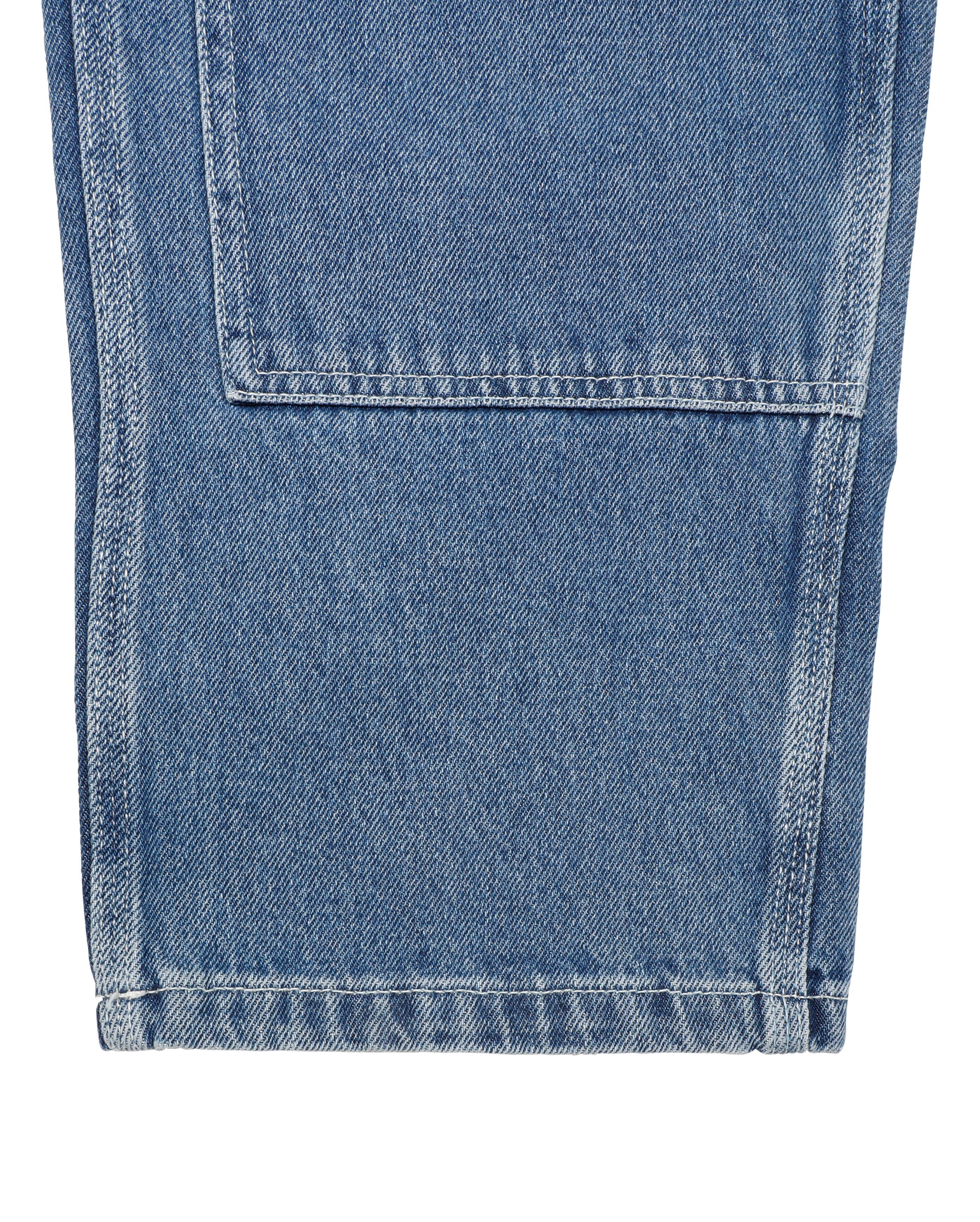 Double Knee Pants Heavy Stone Wash Denim - Starcowparis