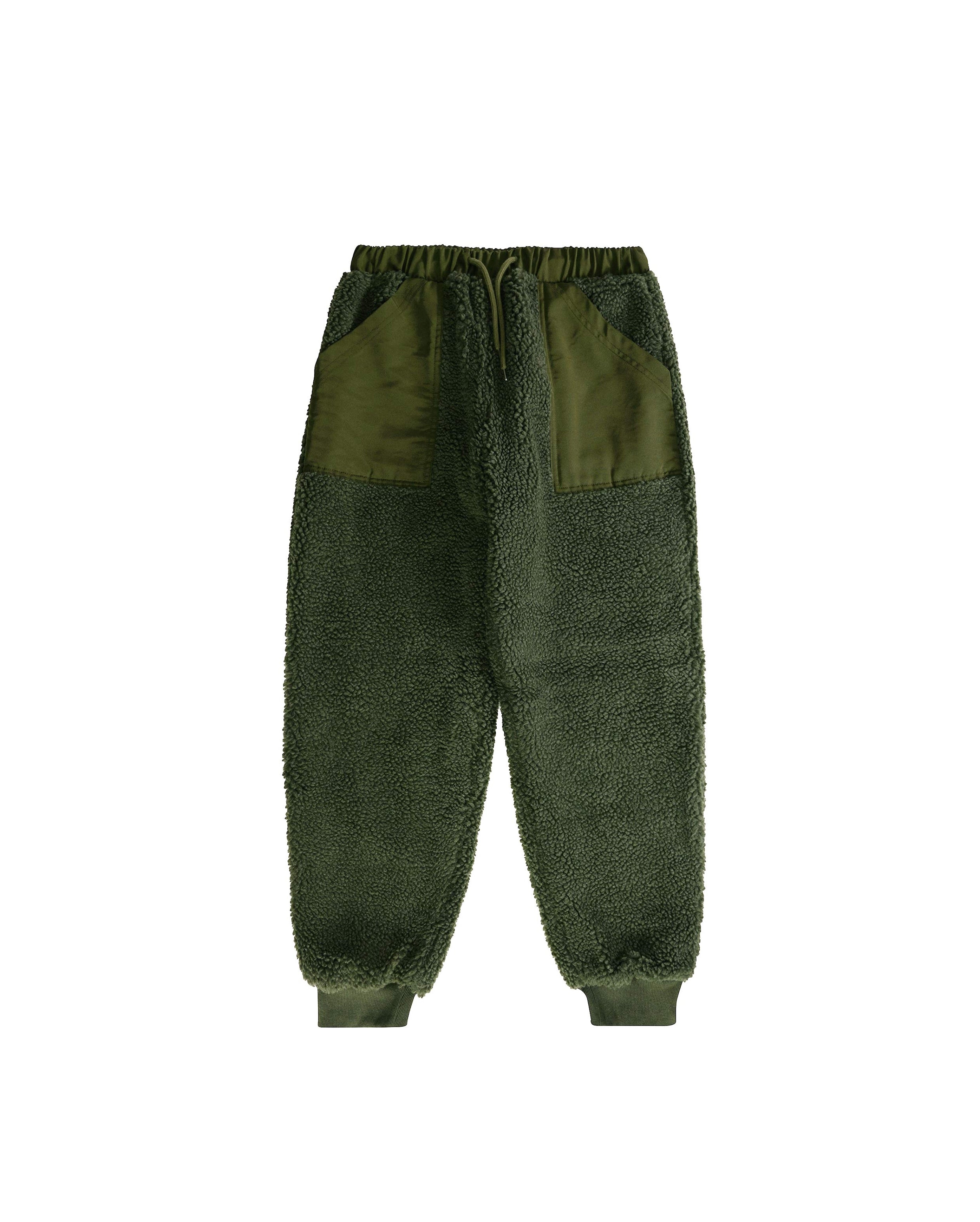 Fleece Fat Pants Olive - Starcowparis - 1