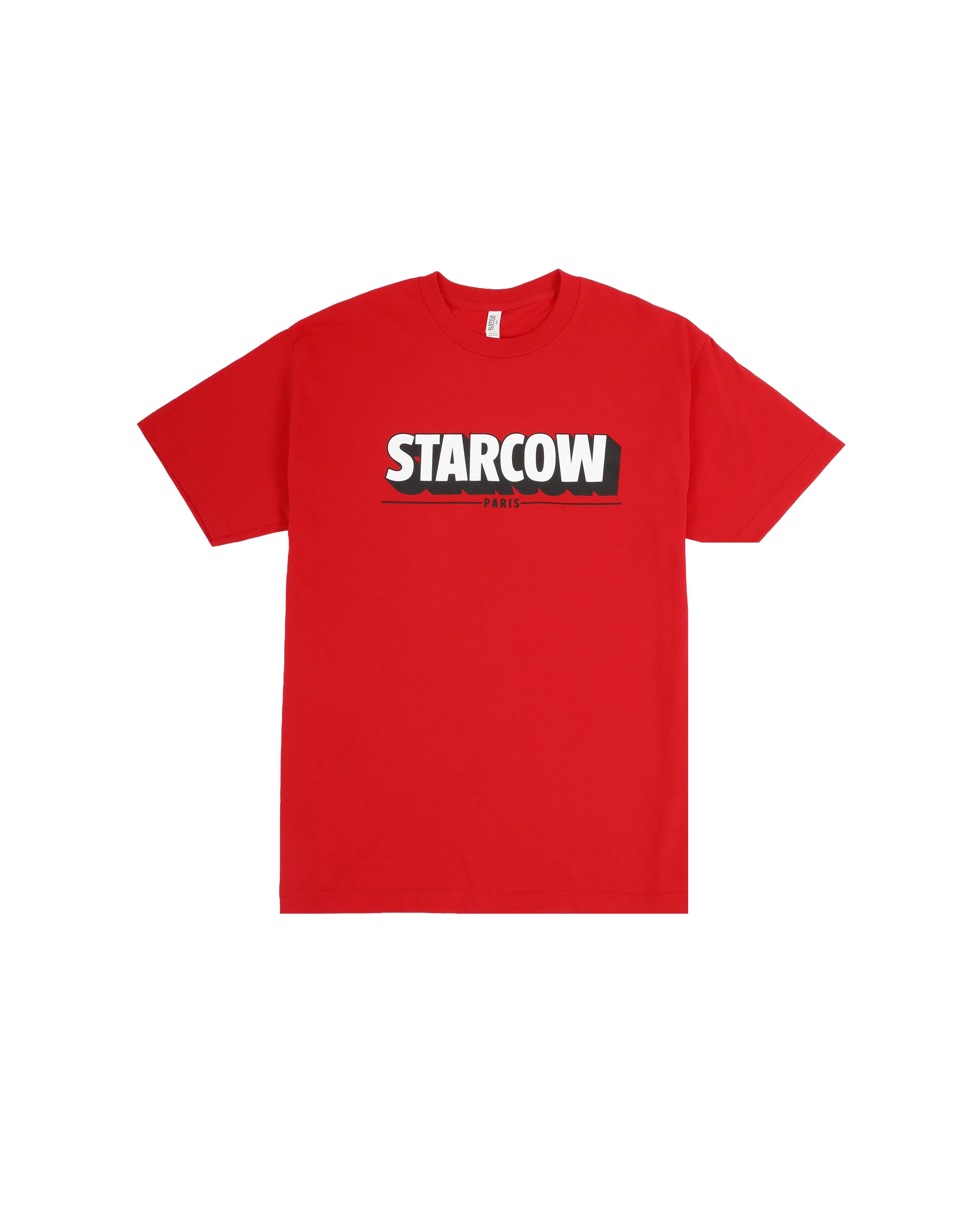 Bold 3D Tee Blanc Rouge - Starcowparis - 1