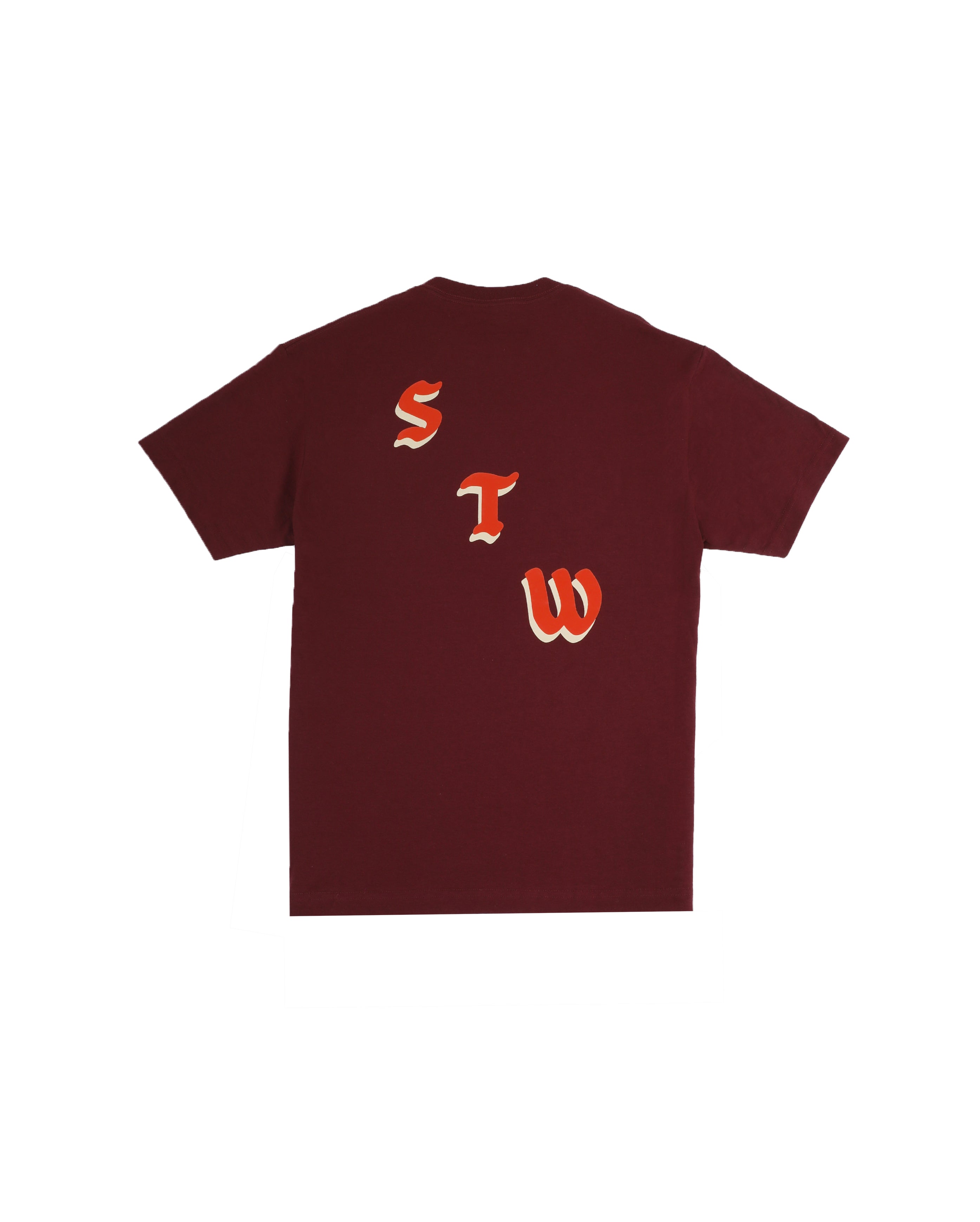Logo S Rouge Tee Bordeau