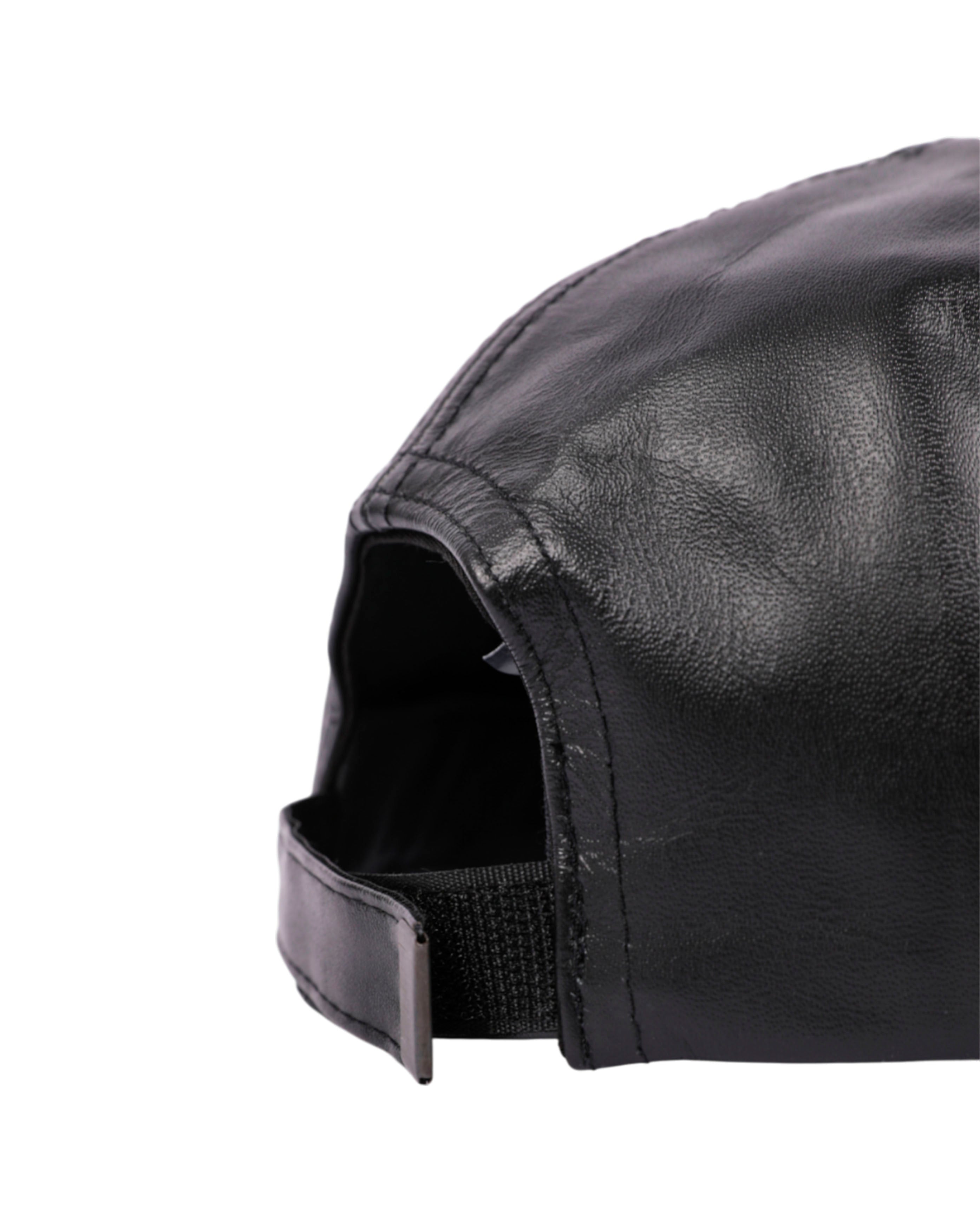 starcow-Snapback STW Leather Black-Starcowparis
