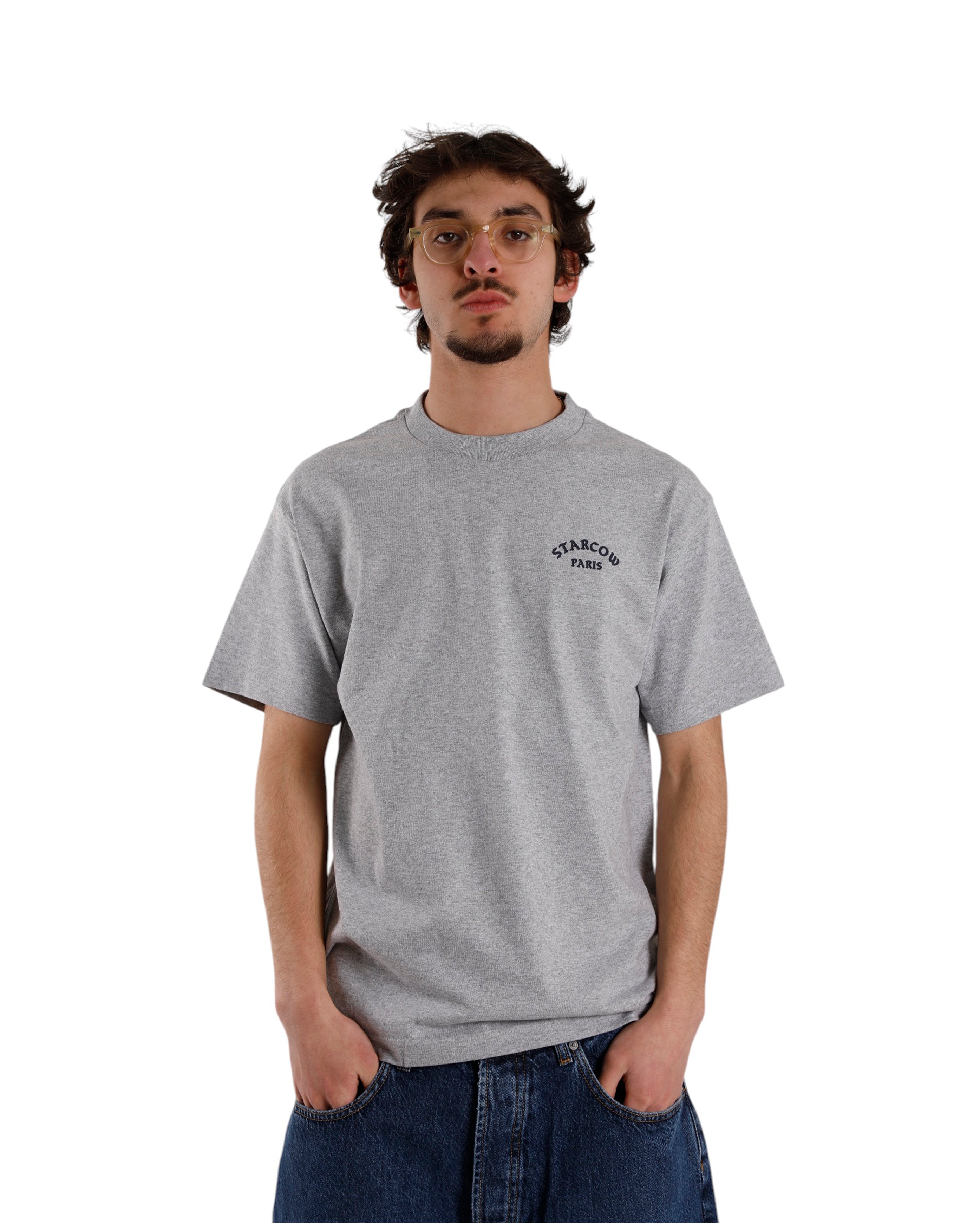Tiger Tee Heather Grey Navy - Starcowparis - 3