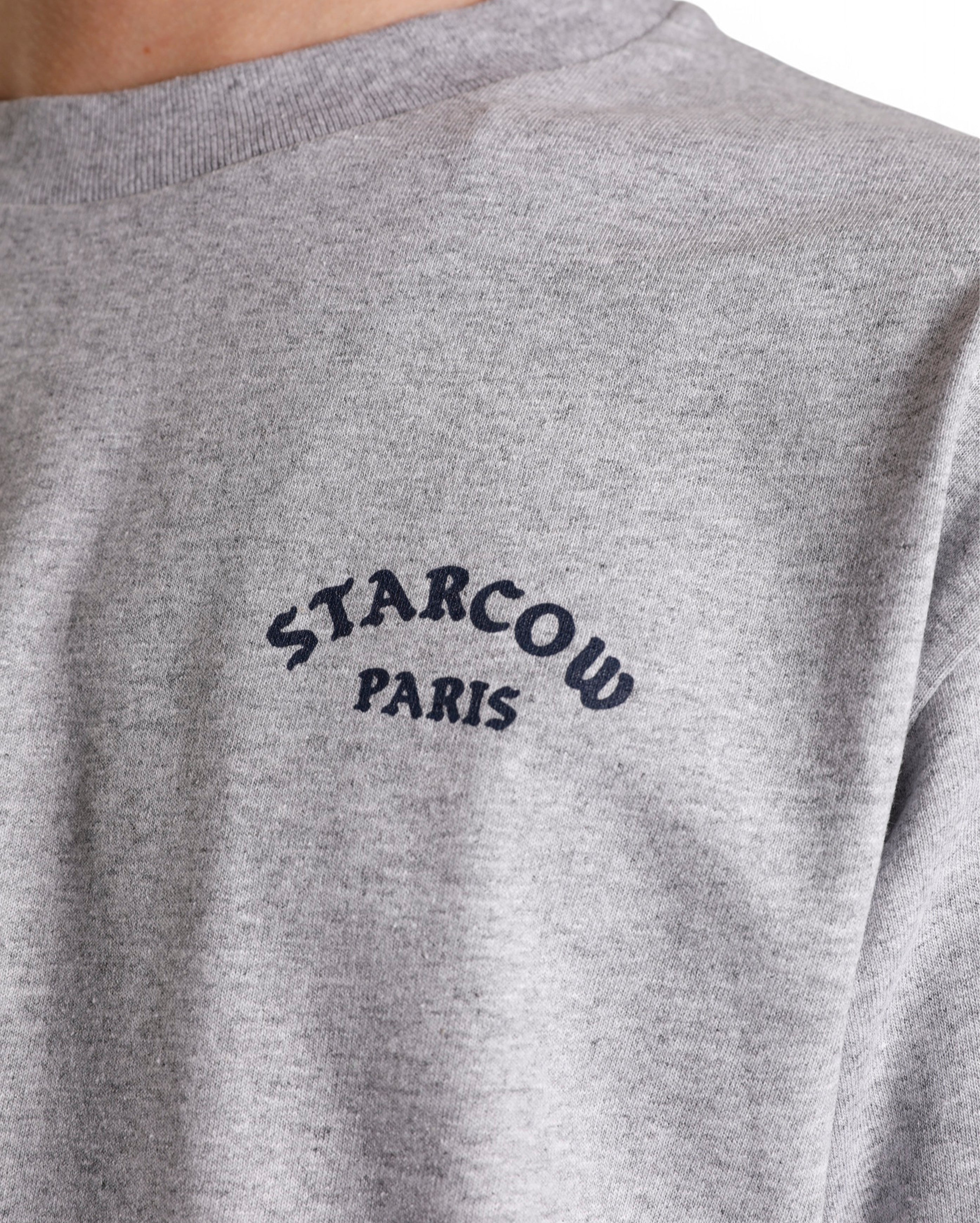 Tiger Tee Heather Grey Navy - Starcowparis - 4