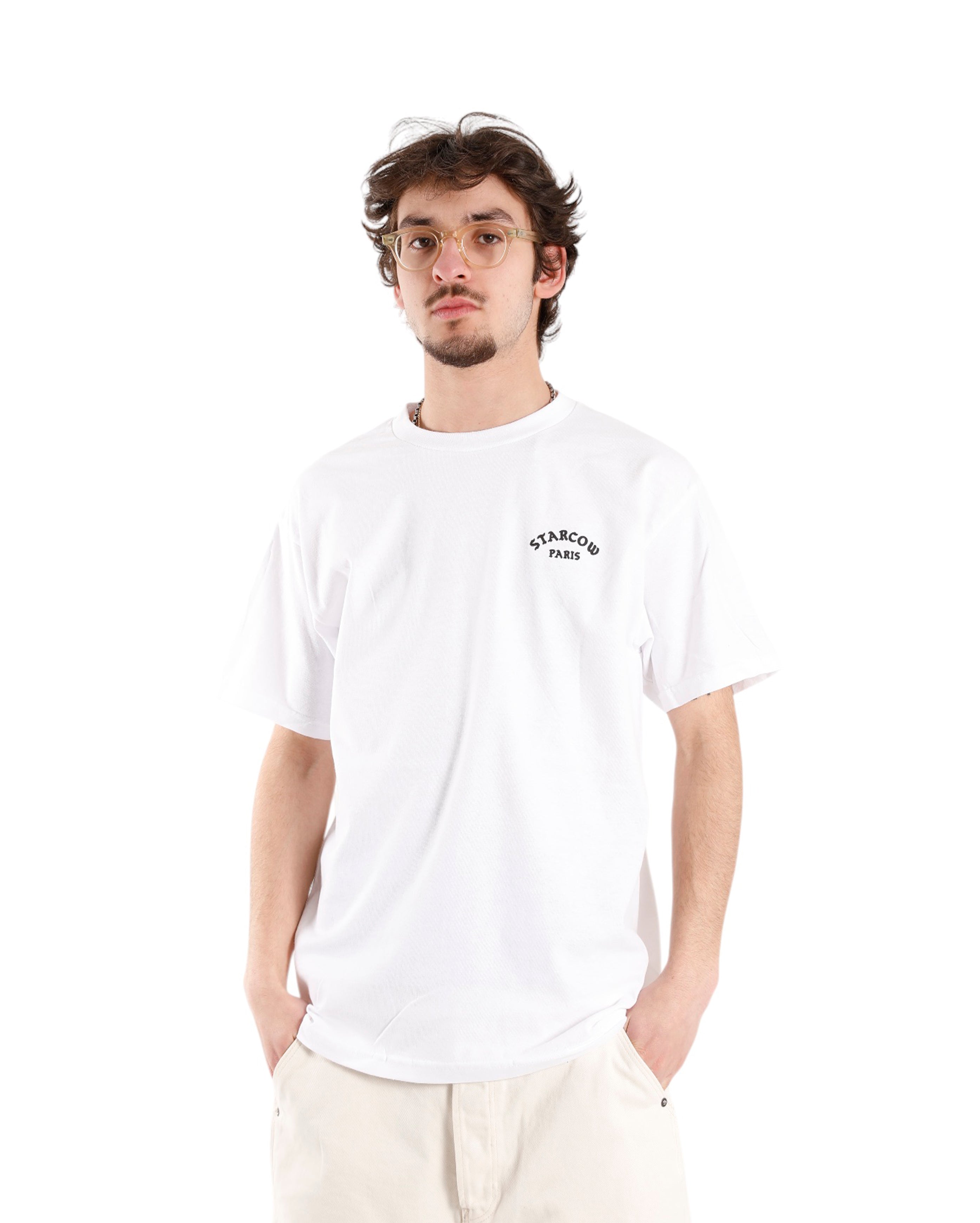 Tiger Tee White Black - Starcowparis - 2