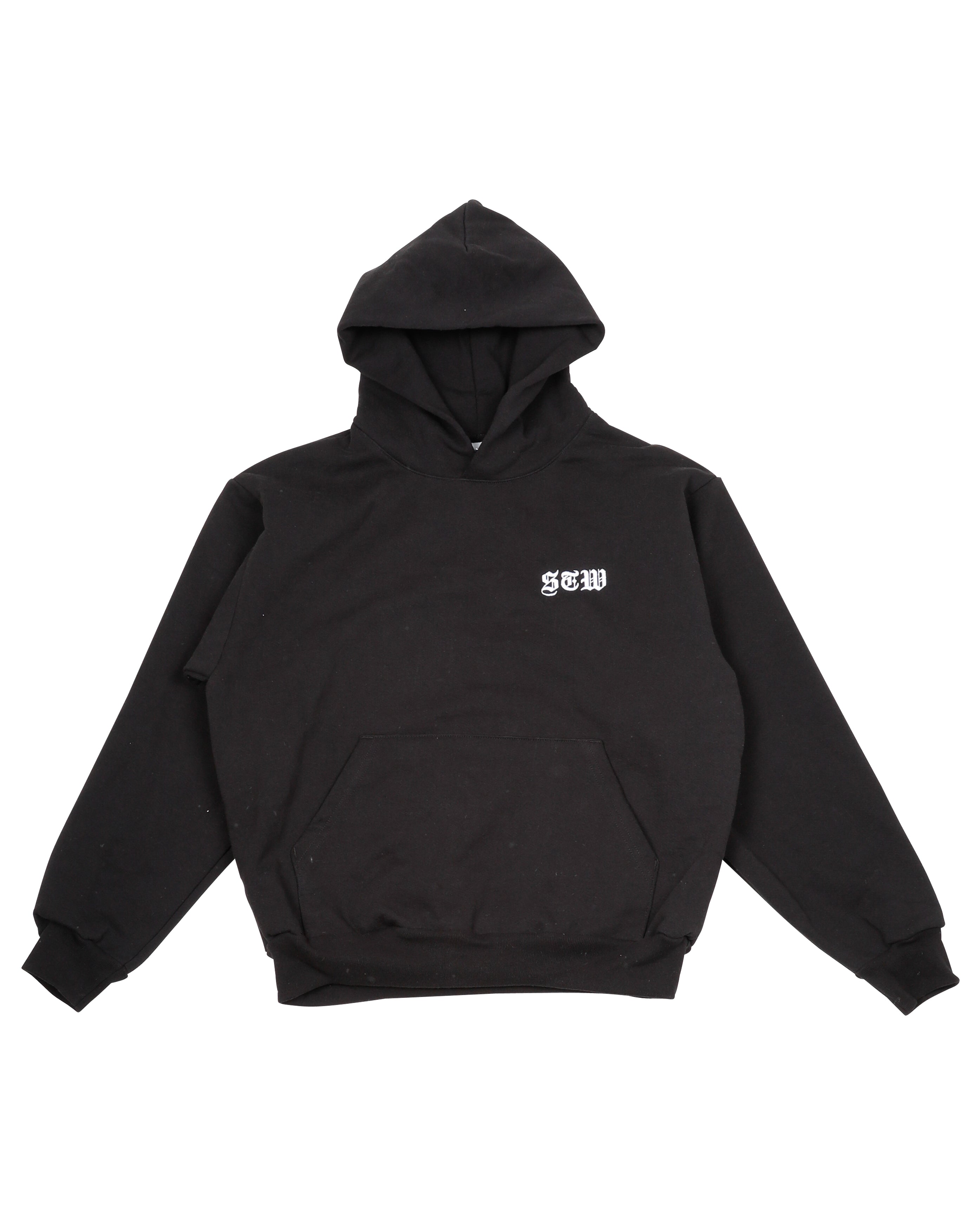 Starcow-Hoodie Black STW Embroidered-Starcowparis