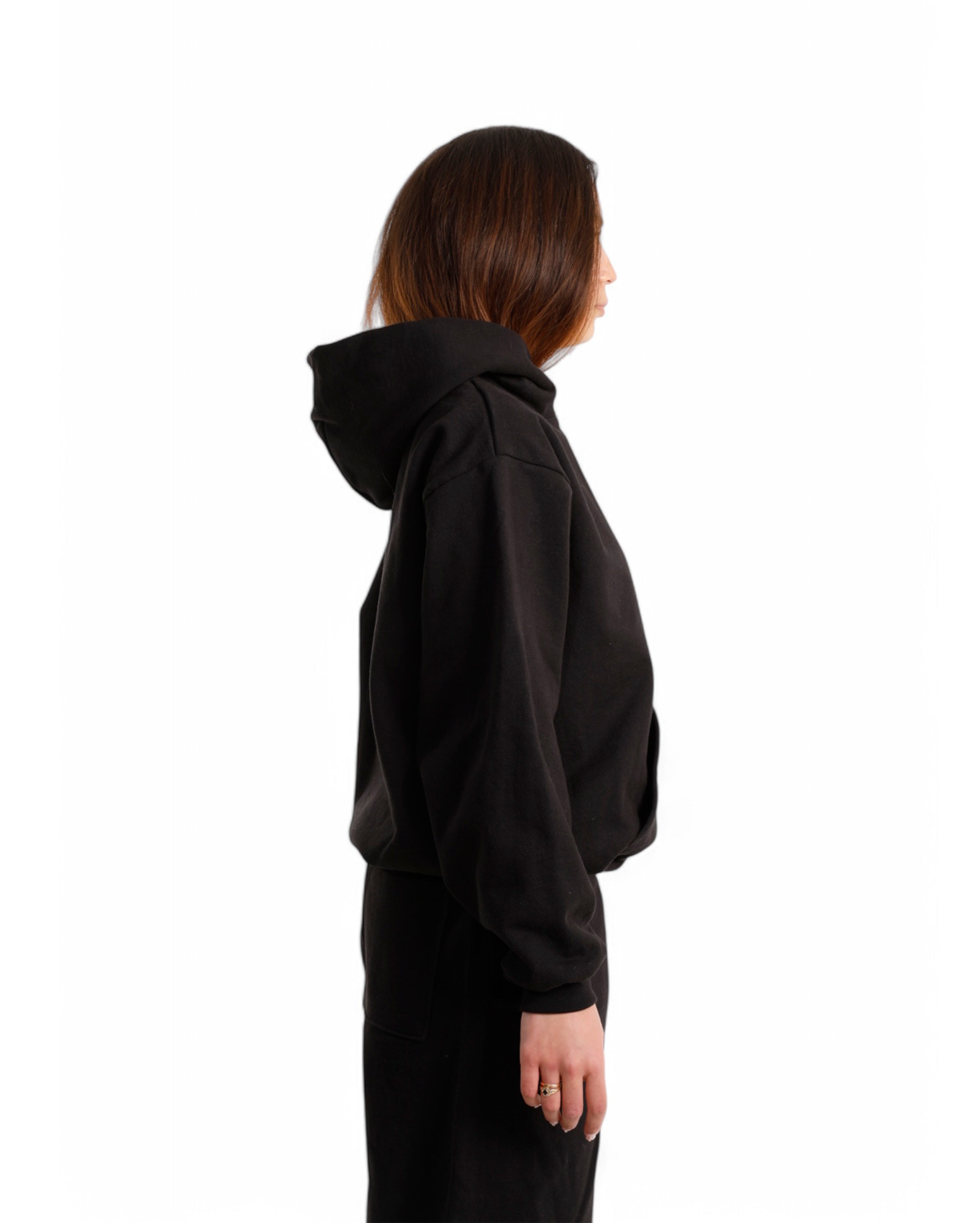 Starcow-Hoodie Black STW Embroidered-Starcowparis