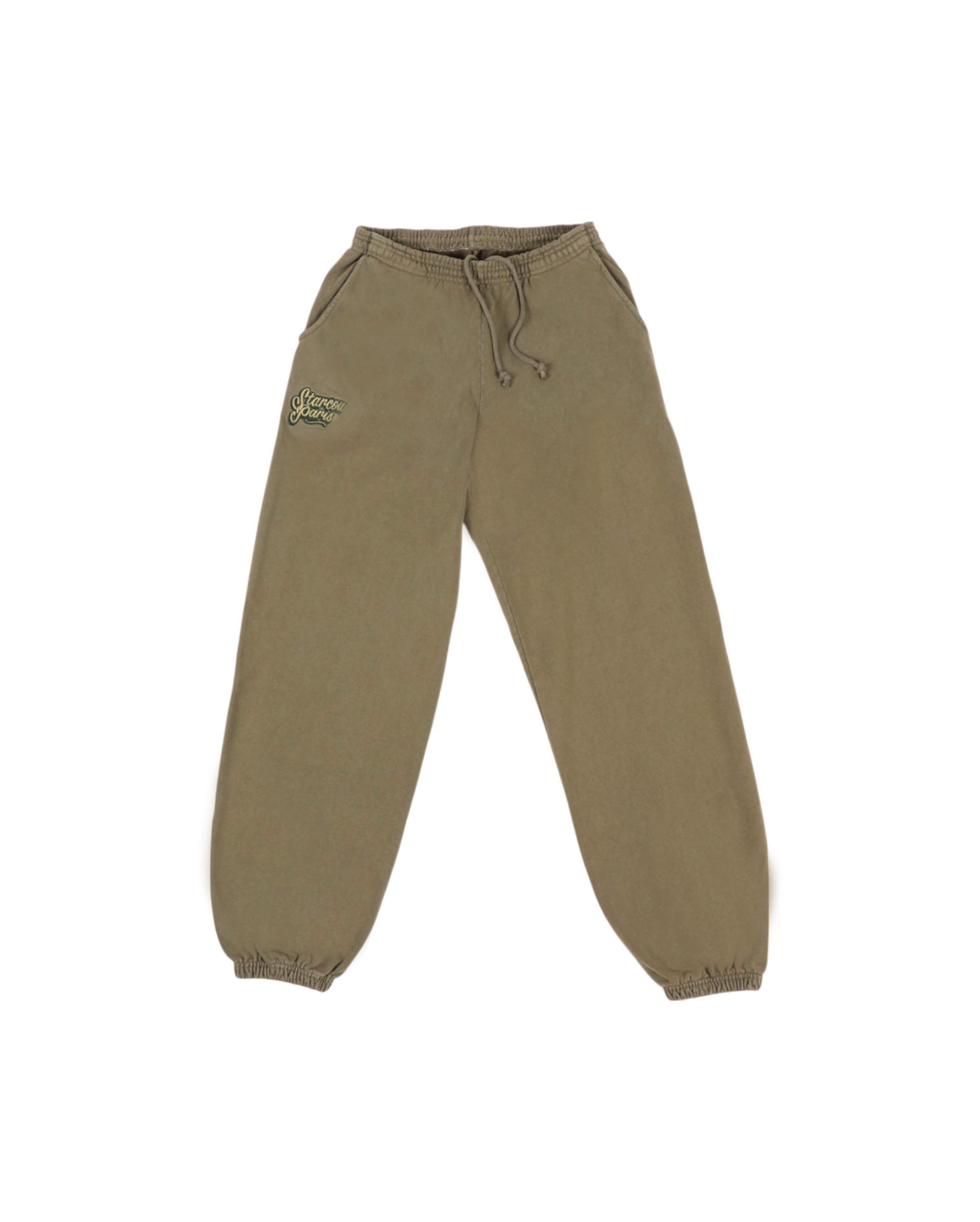 starcow-x With Vivid Color Fleece jogg Pant Army-Starcowparis