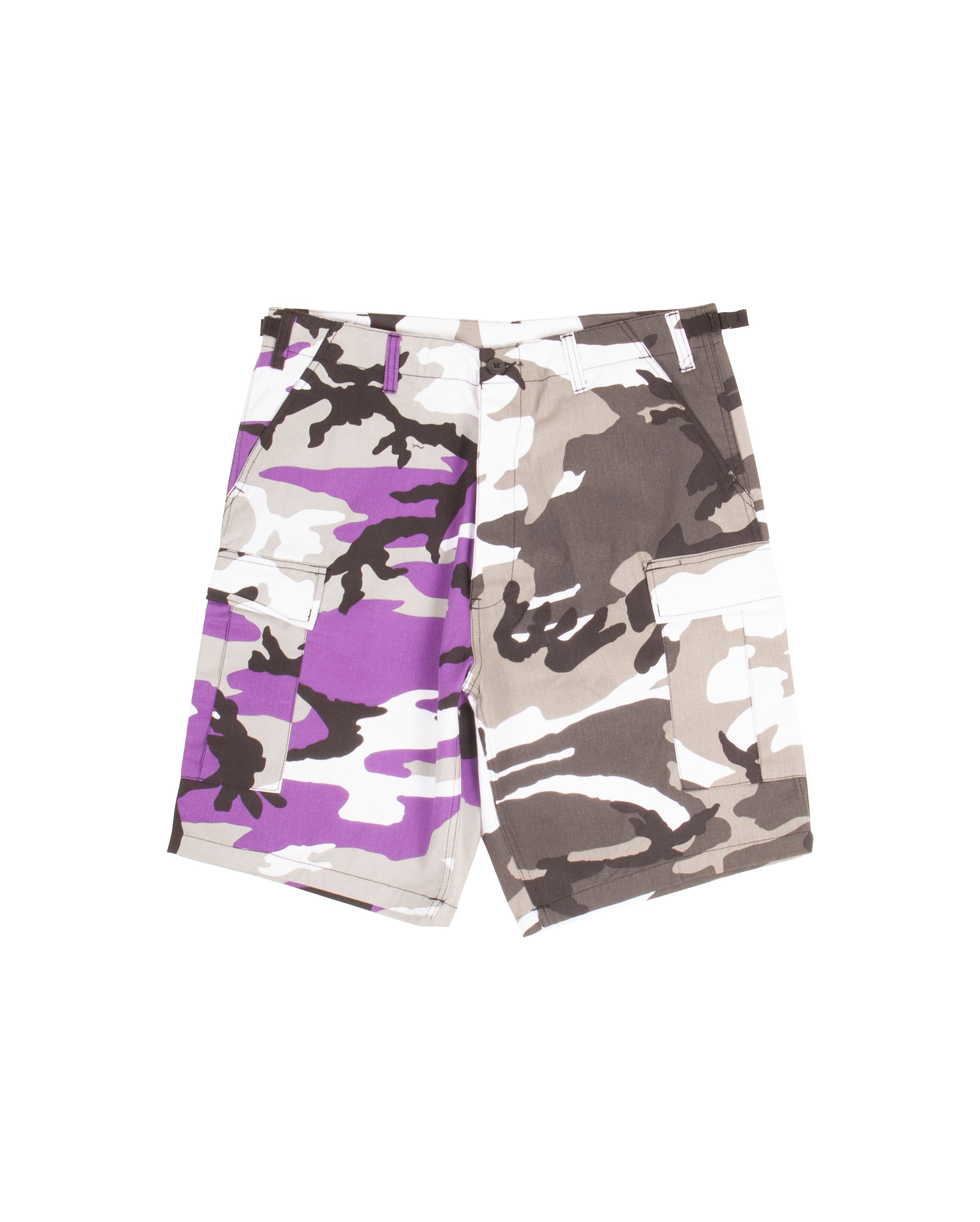 BDU Shorts Two Tone Purple City Camo - Starcowparis