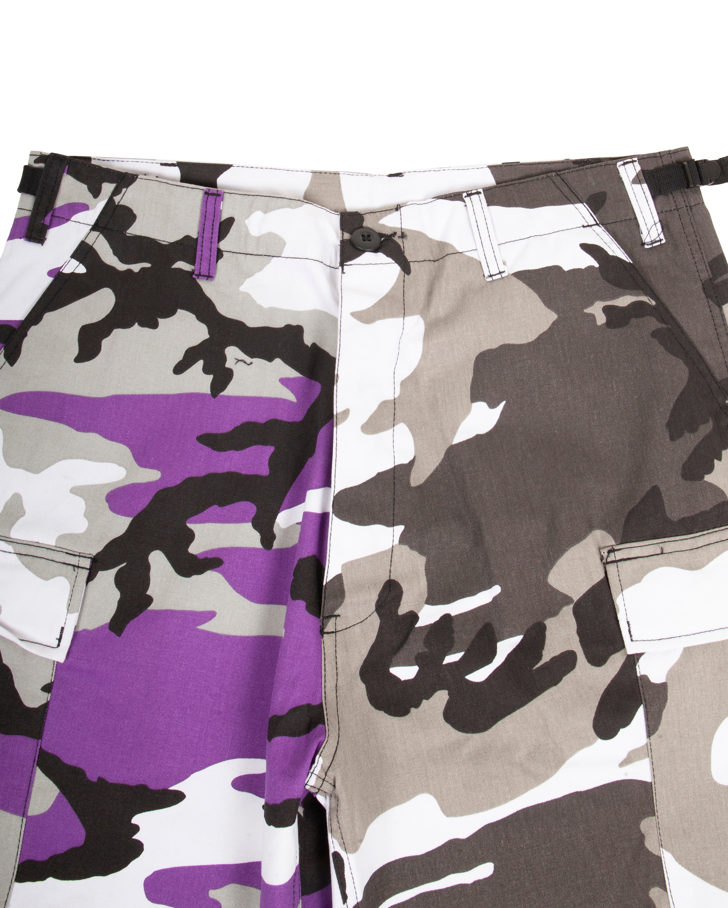 BDU Shorts Two Tone Purple City Camo - Starcowparis