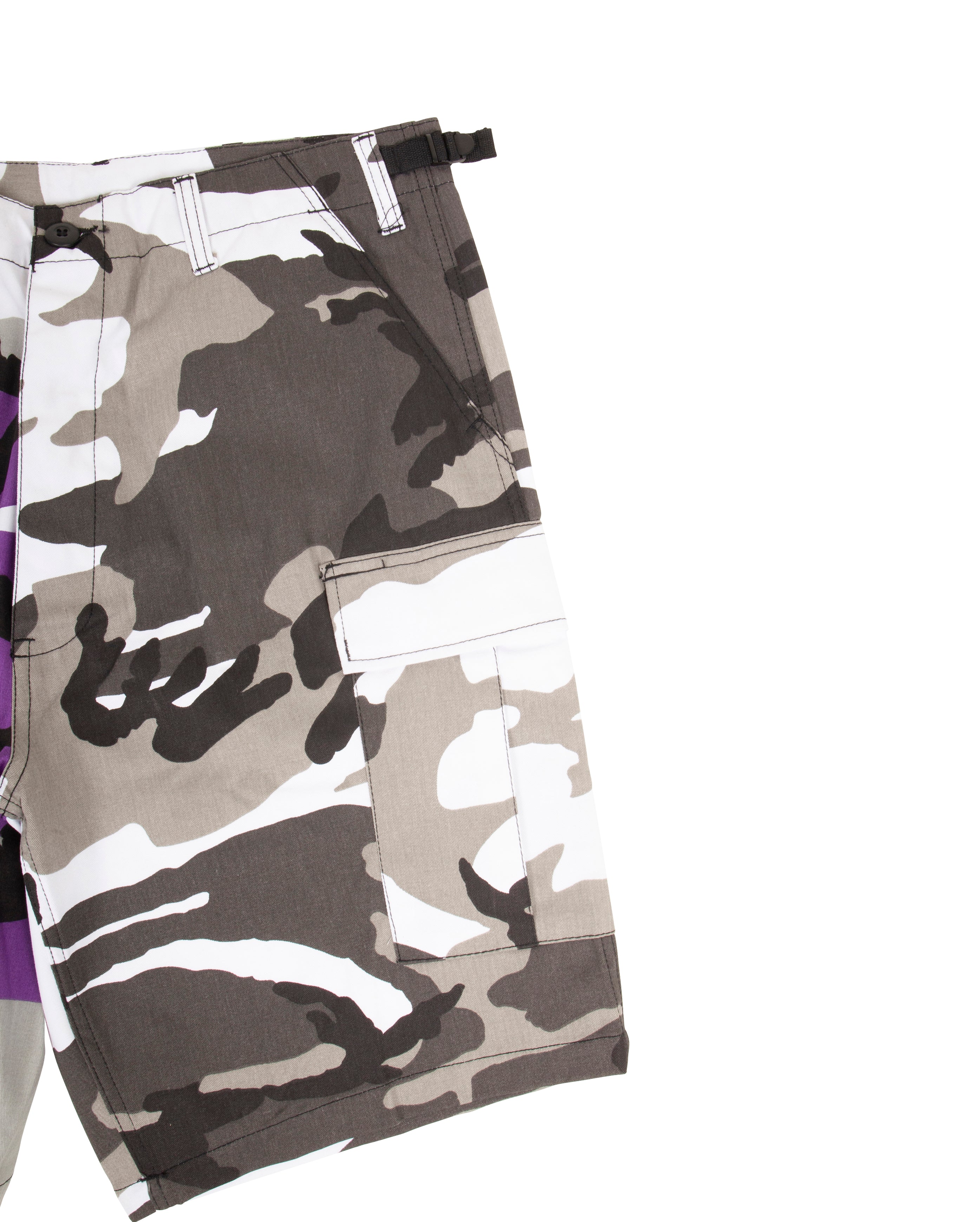 BDU Shorts Two Tone Purple City Camo - Starcowparis