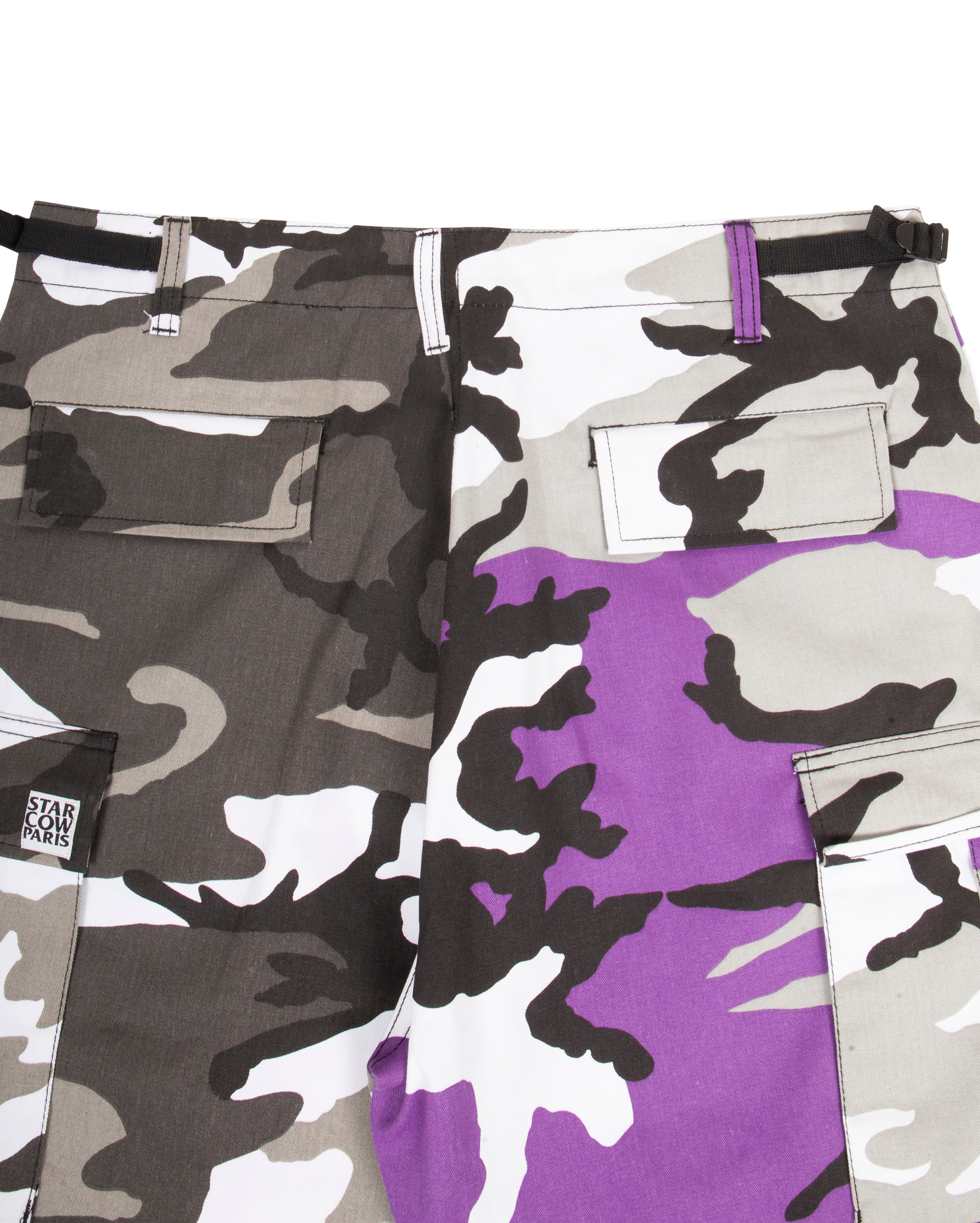 BDU Shorts Two Tone Purple City Camo - Starcowparis