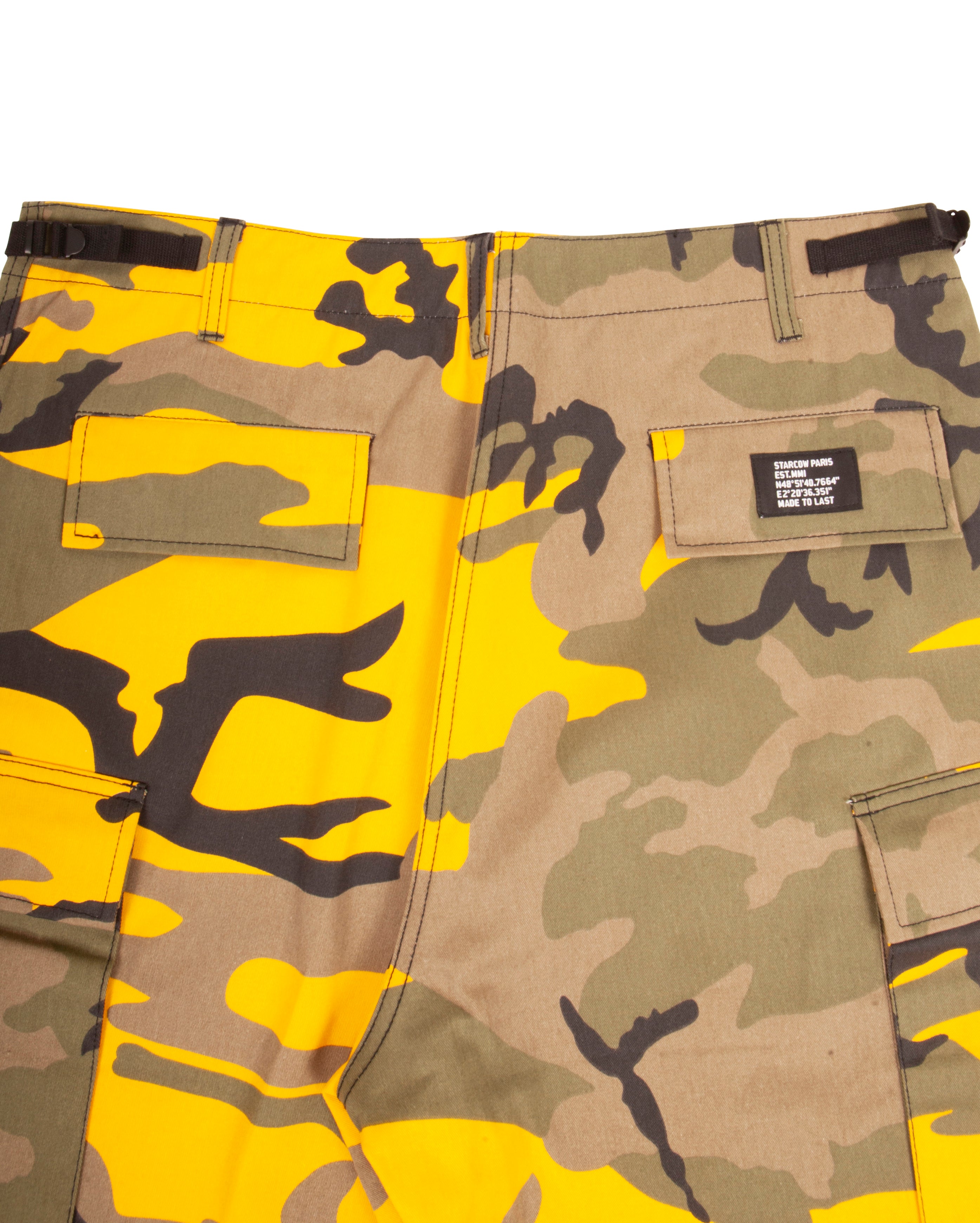 BDU Shorts Yellow Camo - Starcowparis