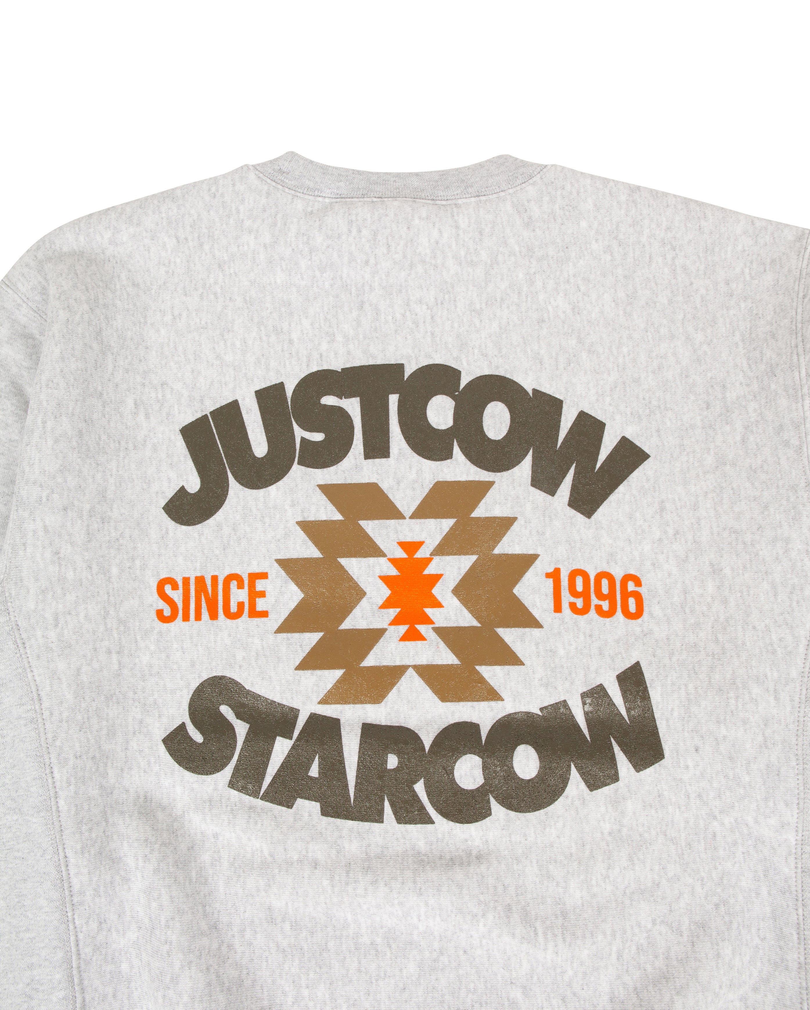 Crew Grey Navajo Script Brown Orange - Starcowparis